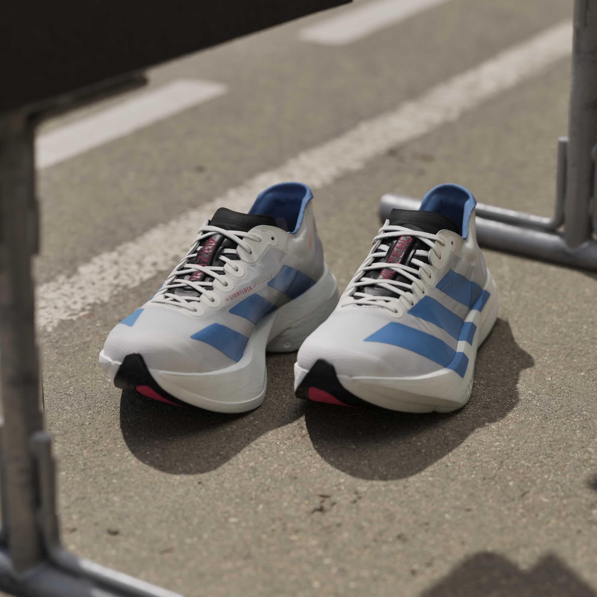 White/Blue/Red - adidas - Adios Pro 4 Mens Running Shoes - 12