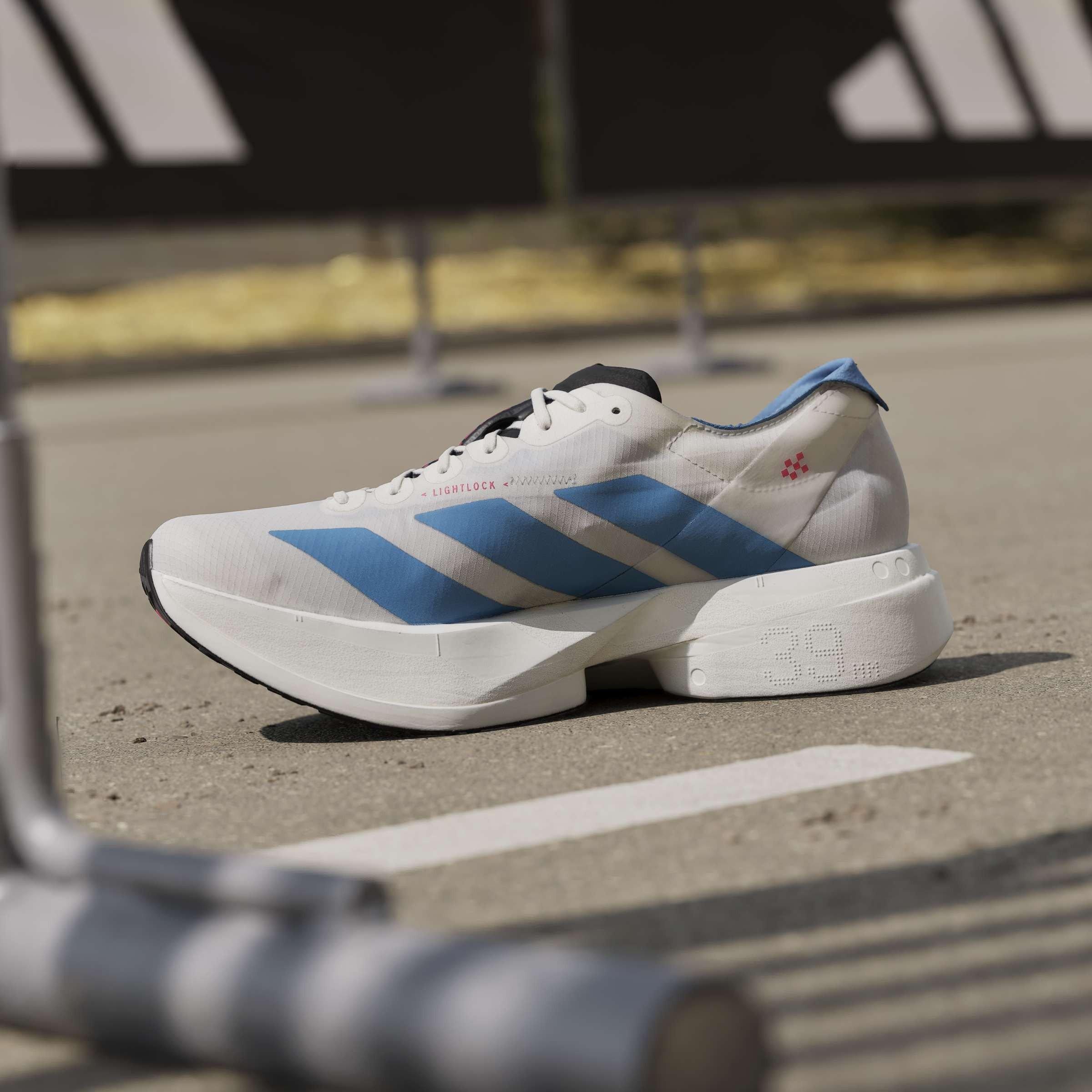 White/Blue/Red - adidas - Adios Pro 4 Mens Running Shoes - 14