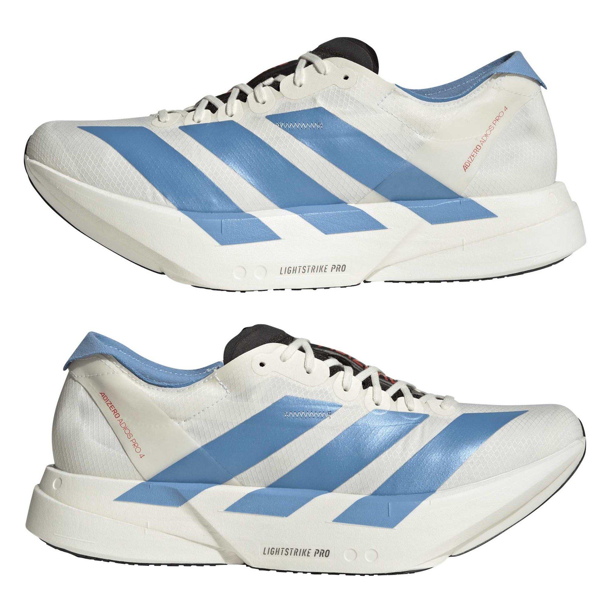 White/Blue/Red - adidas - Adios Pro 4 Mens Running Shoes - 9