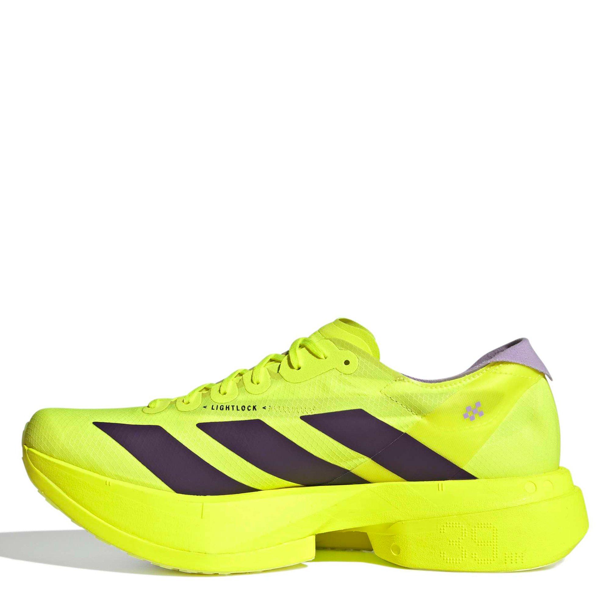 Yellow/Plum - adidas - Adios Pro 4 Mens Running Shoes - 2