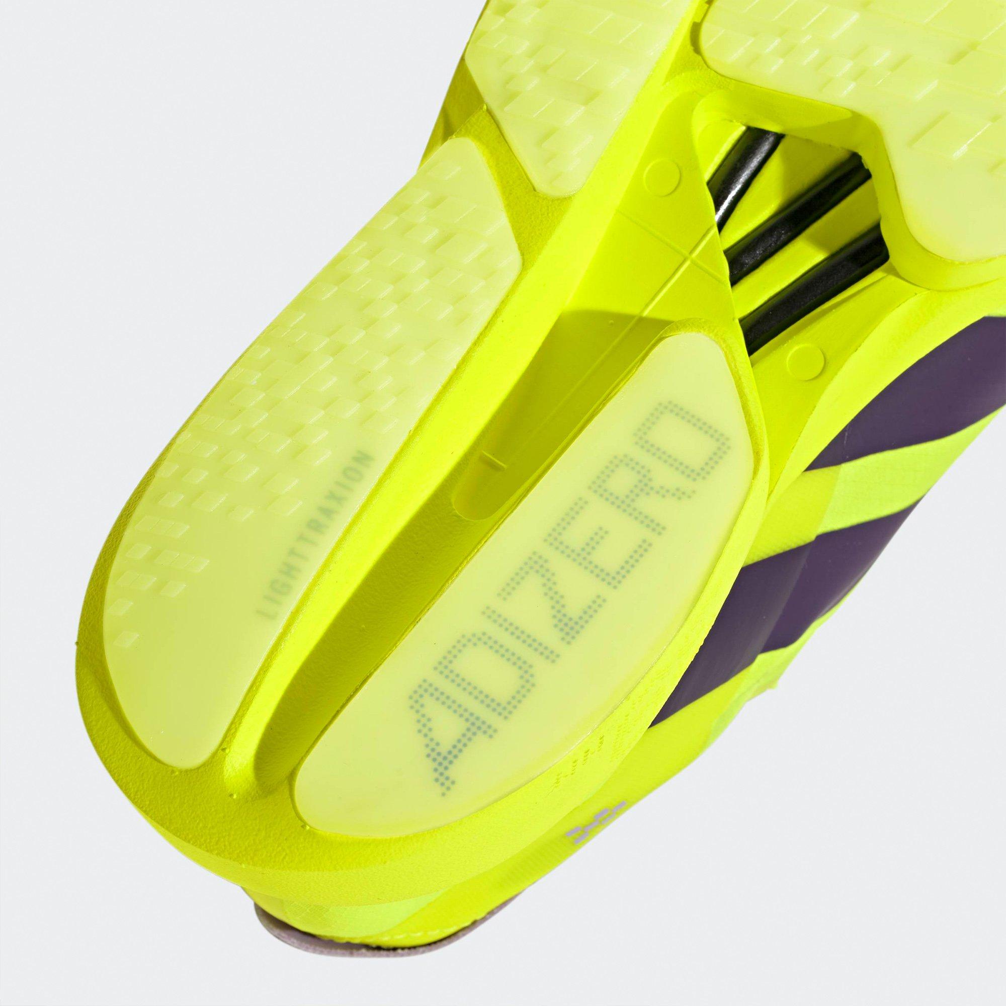 Yellow/Plum - adidas - Adios Pro 4 Mens Running Shoes - 8