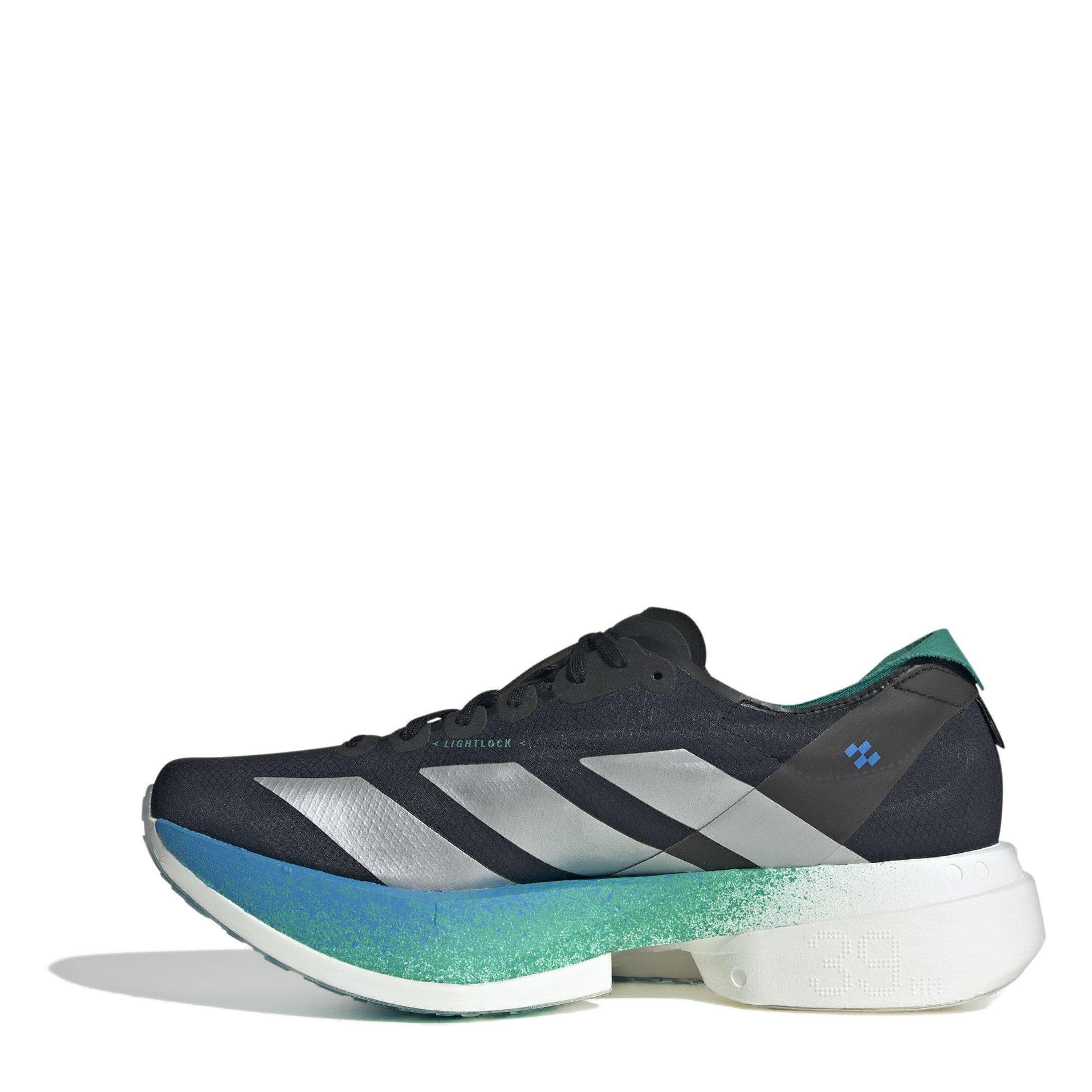 CBlk/Silv/Green - adidas - Adios Pro 4 Mens Running Shoes - 2