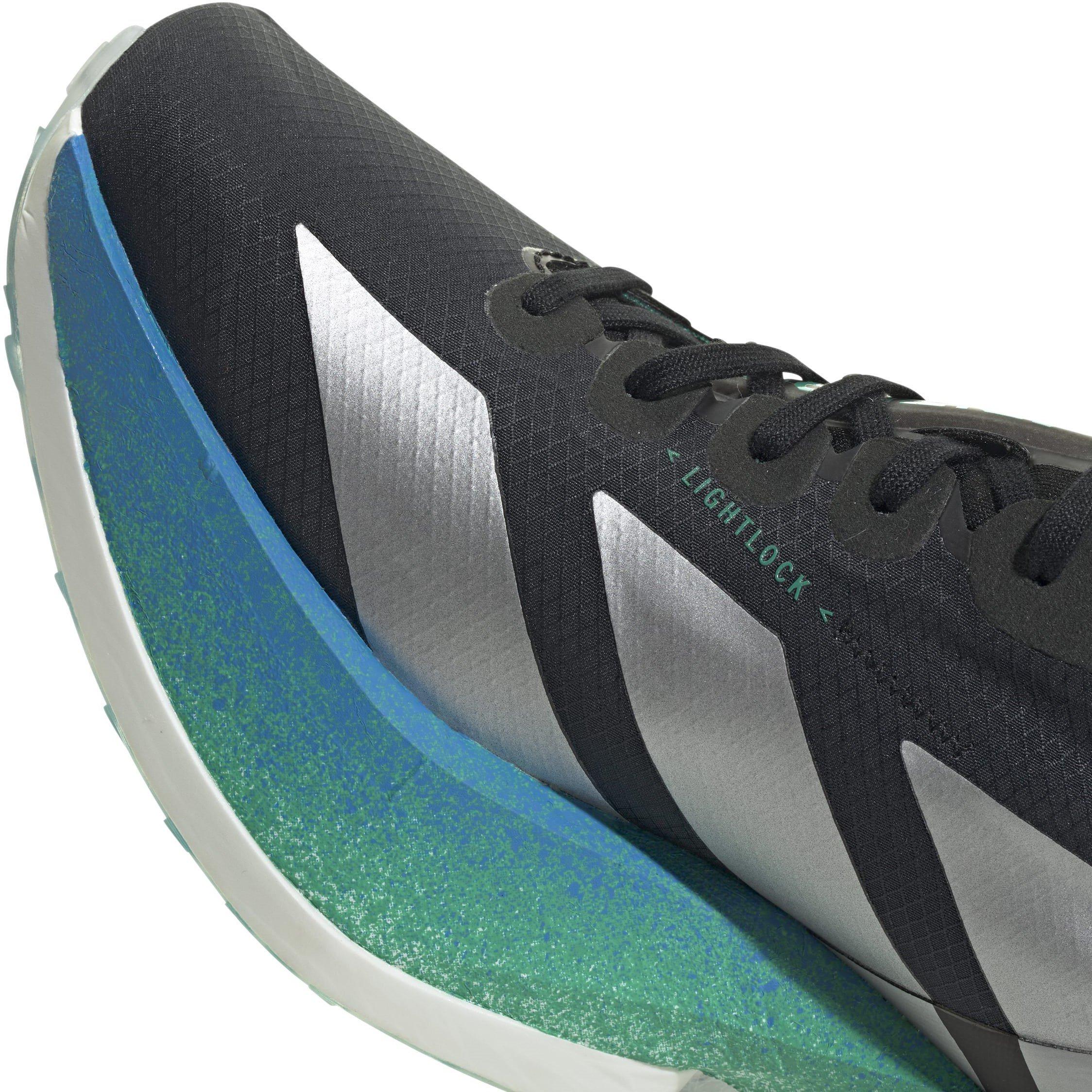 CBlk/Silv/Green - adidas - Adios Pro 4 Mens Running Shoes - 8