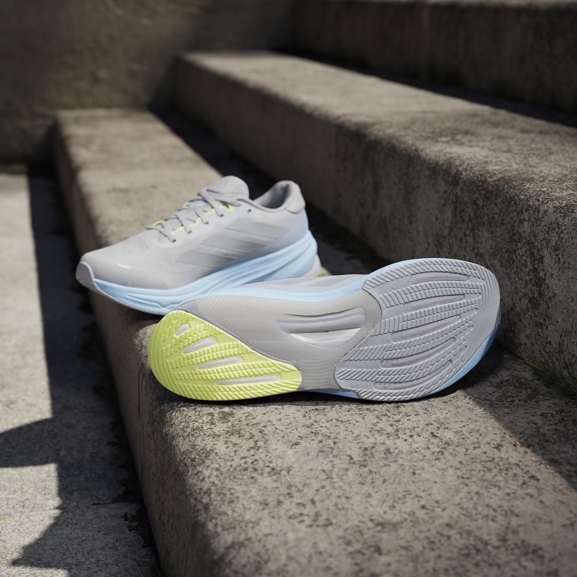 Grey/Silv/Blue - adidas - Supernova Rise 2 Mens Running Shoes - 12