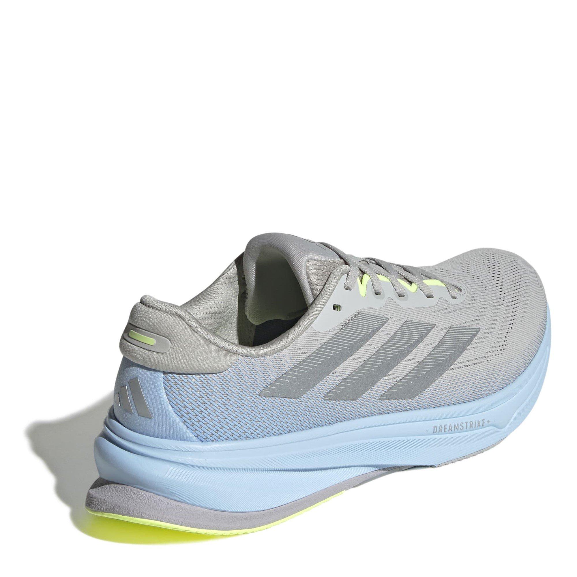 Grey/Silv/Blue - adidas - Supernova Rise 2 Mens Running Shoes - 4