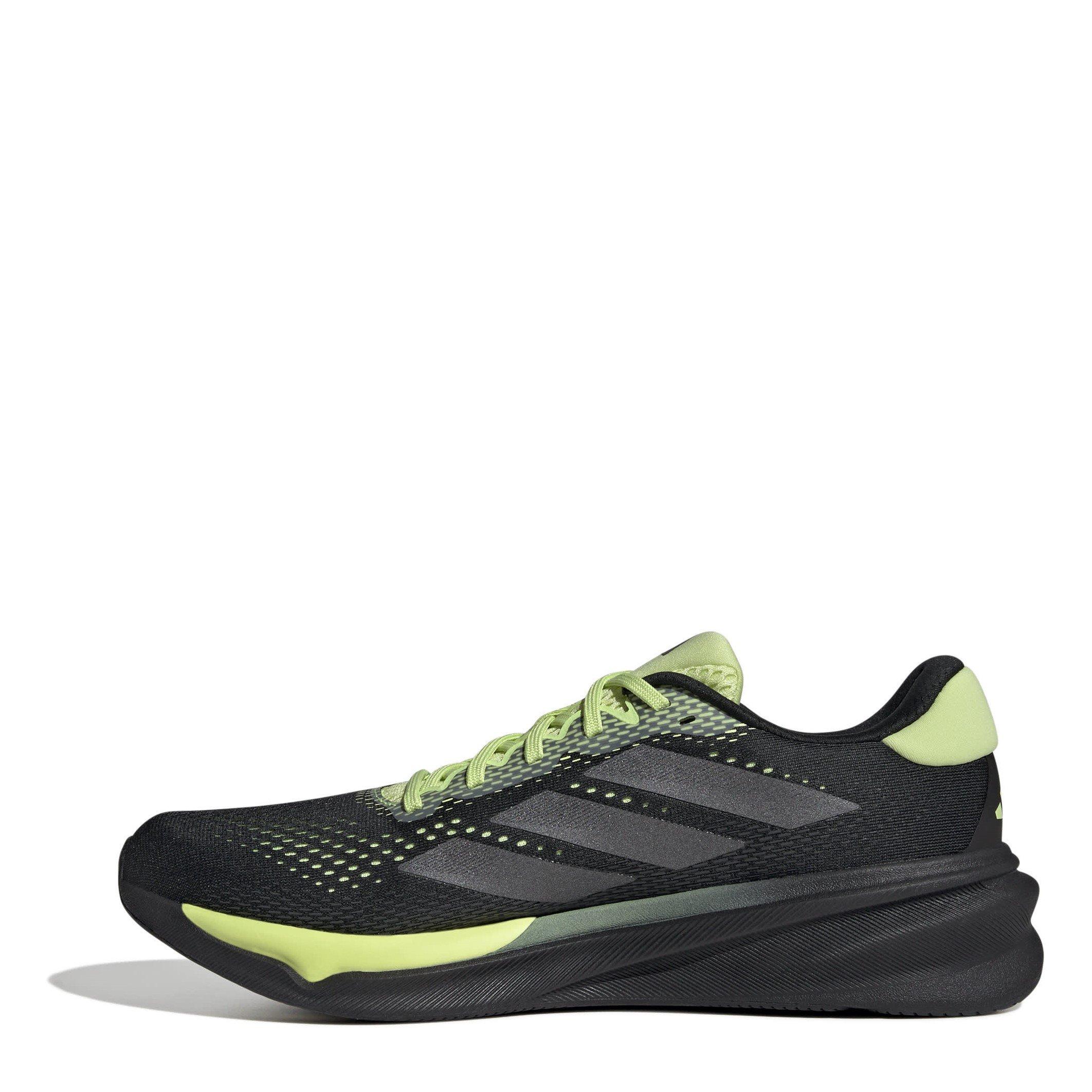 CBlk/Iron/Lime - adidas - Supernova Stride 2 Mens Running Shoes - 2