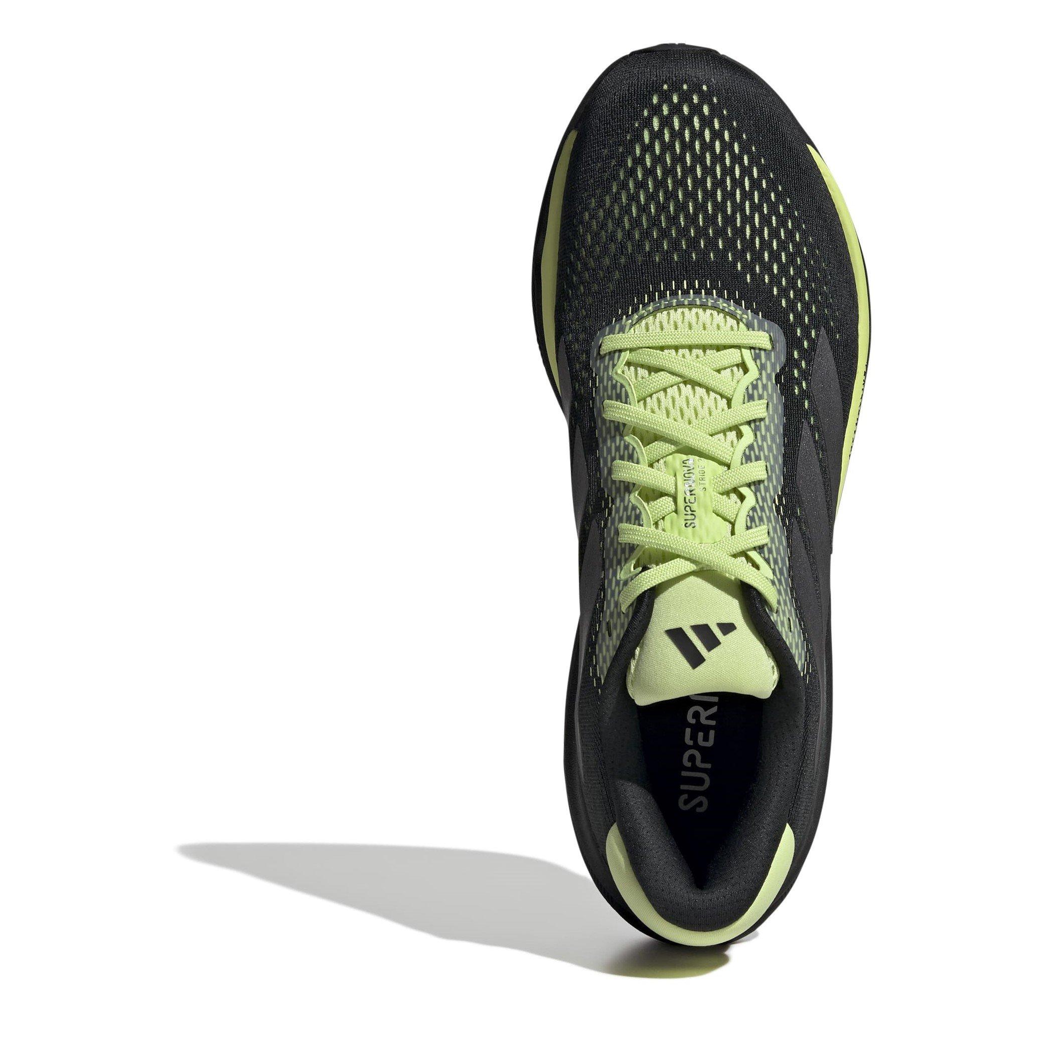CBlk/Iron/Lime - adidas - Supernova Stride 2 Mens Running Shoes - 5