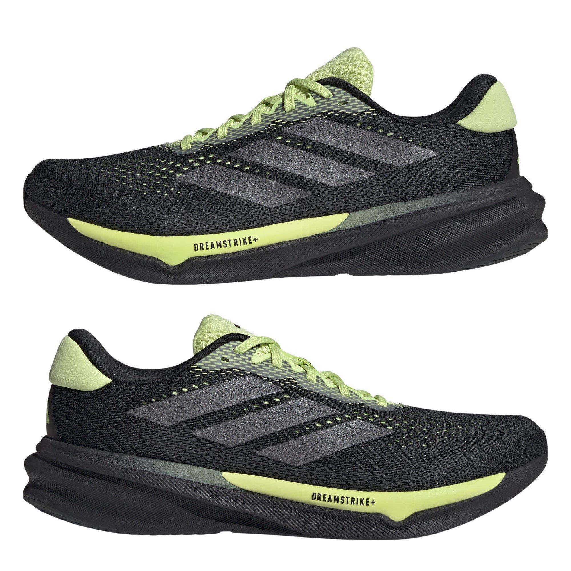 CBlk/Iron/Lime - adidas - Supernova Stride 2 Mens Running Shoes - 9