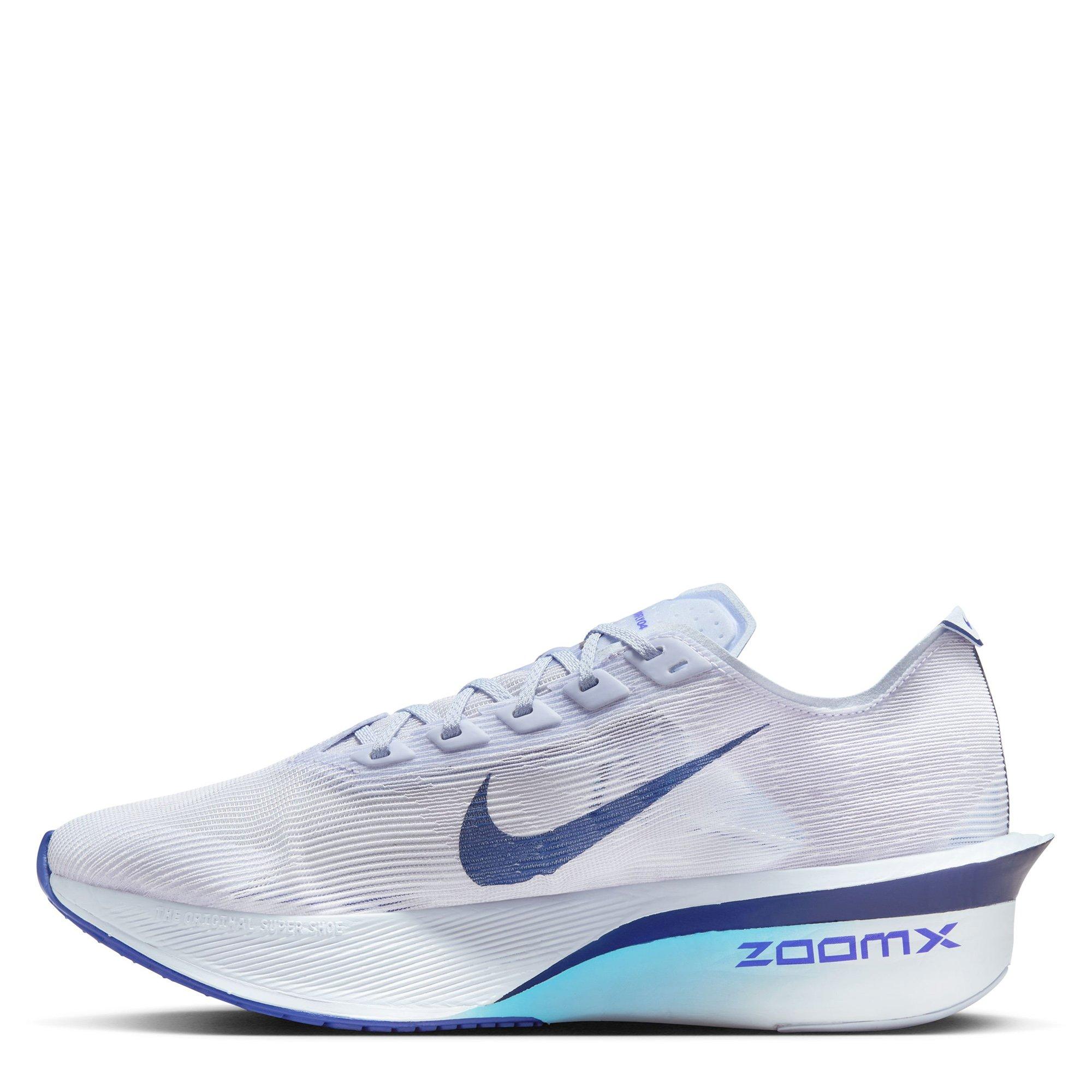 Ghost/Blue Void - Nike - Vaporfly 4 Womens Running Shoes - 2