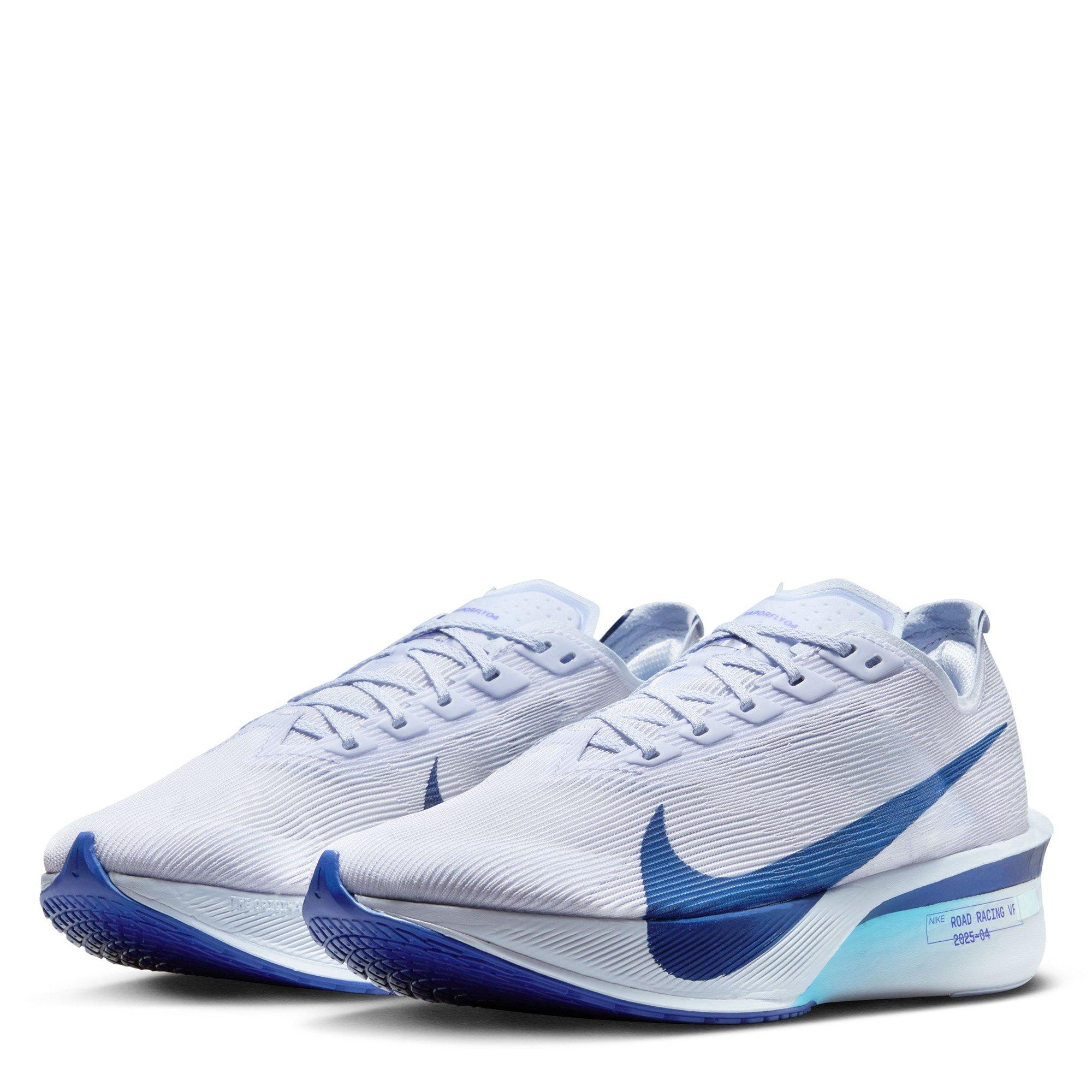 Ghost/Blue Void - Nike - Vaporfly 4 Womens Running Shoes - 5