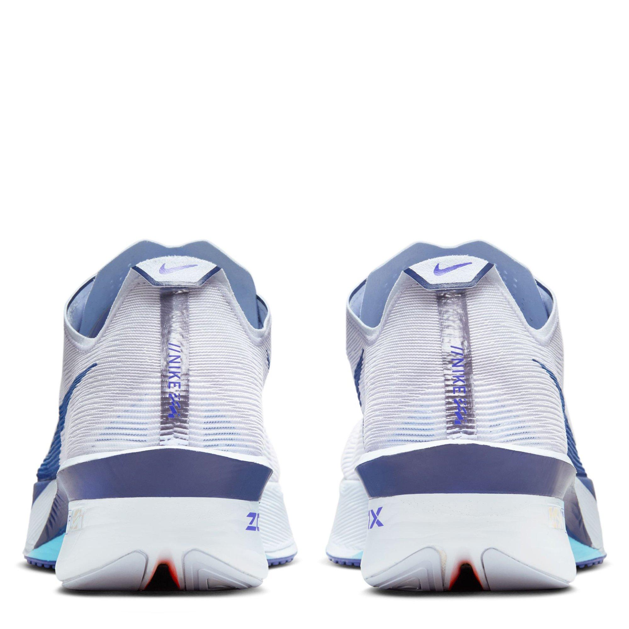 Ghost/Blue Void - Nike - Vaporfly 4 Womens Running Shoes - 6