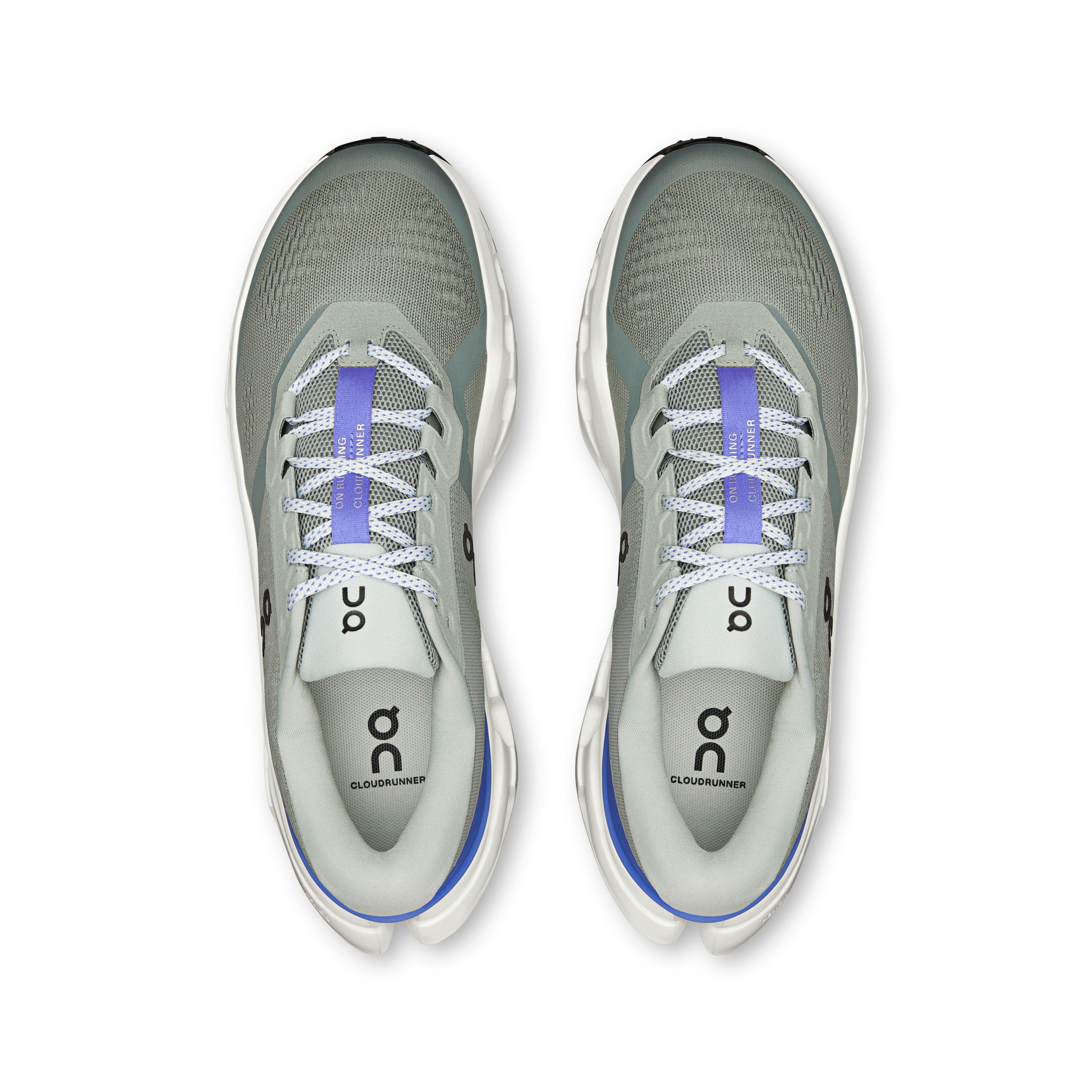 Tin/Iceberg - On - Mens Cloudrunner 3 Road Running Shoes - 4