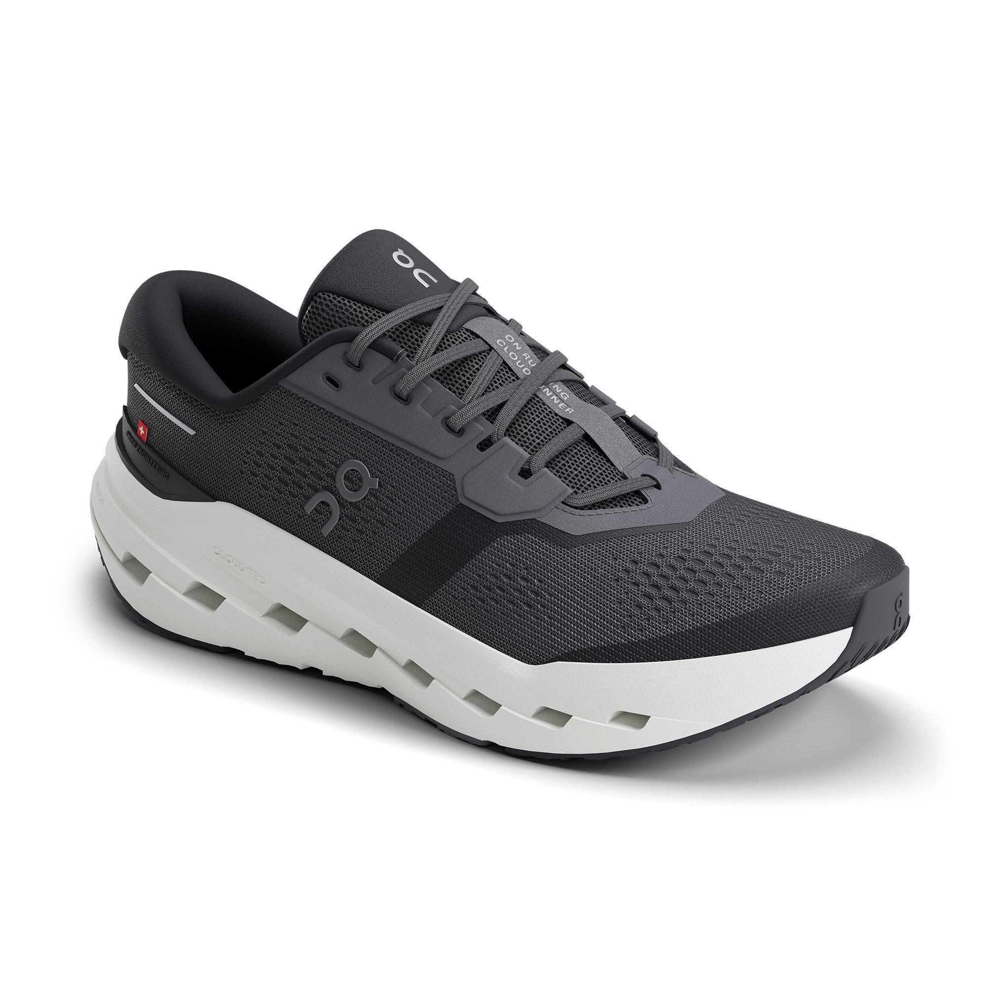 Schwarz/Elfenbein - On - Mens Cloudrunner 3 Road Running Shoes - 11