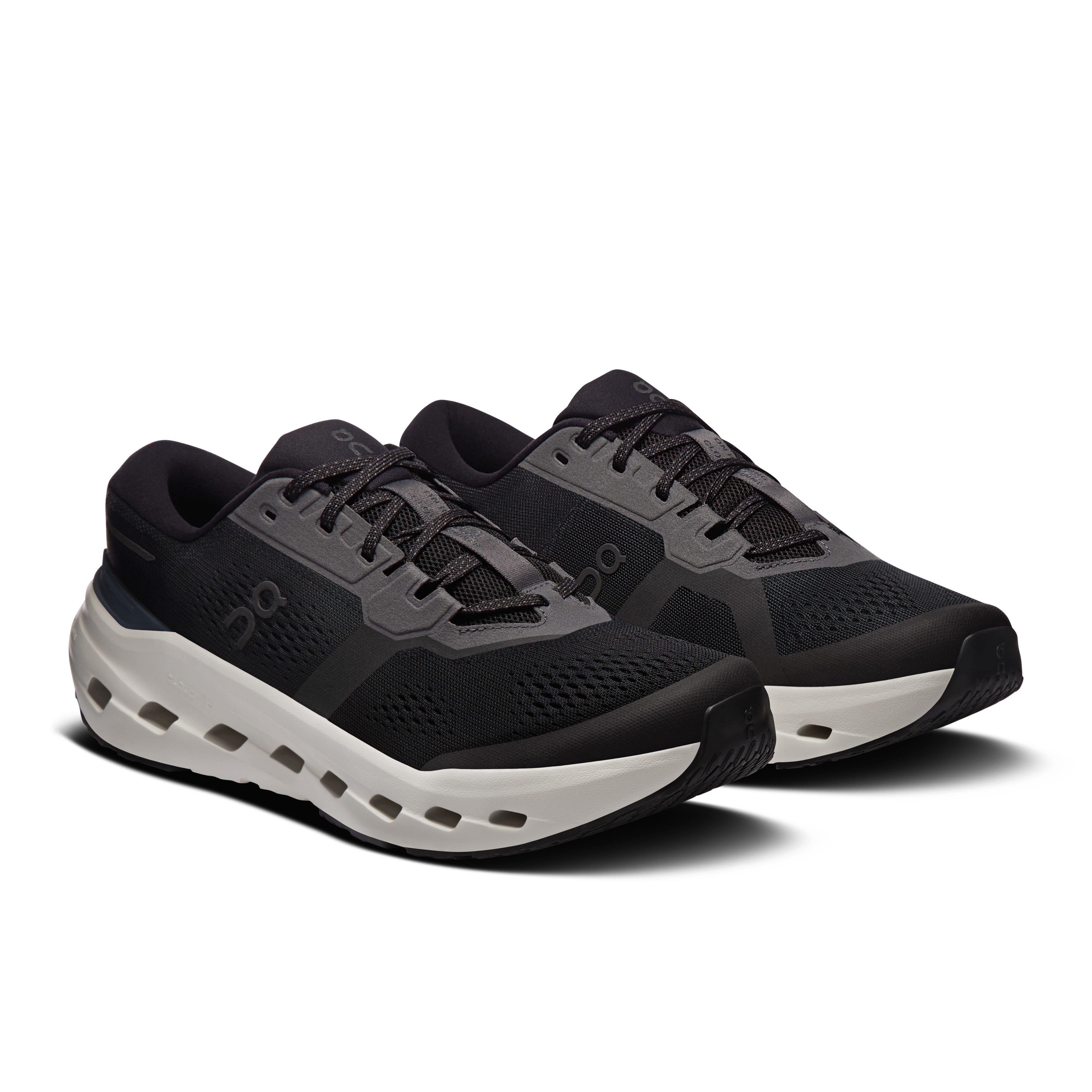 Schwarz/Elfenbein - On - Mens Cloudrunner 3 Road Running Shoes - 8