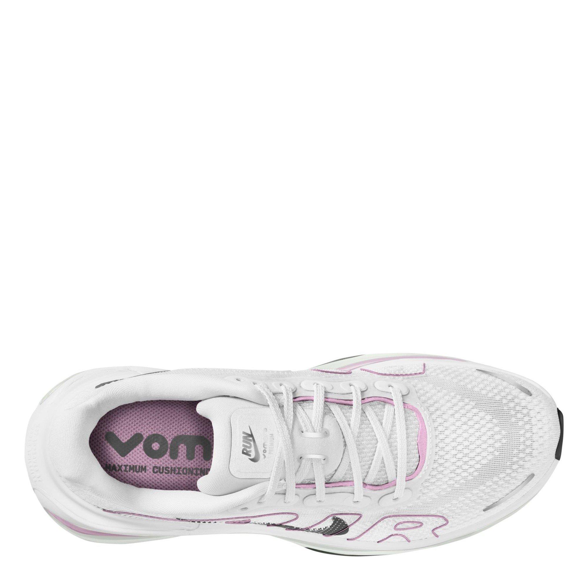Wht/Blk-Lilac - Nike - Vomero Premium Womens Running Shoes - 9