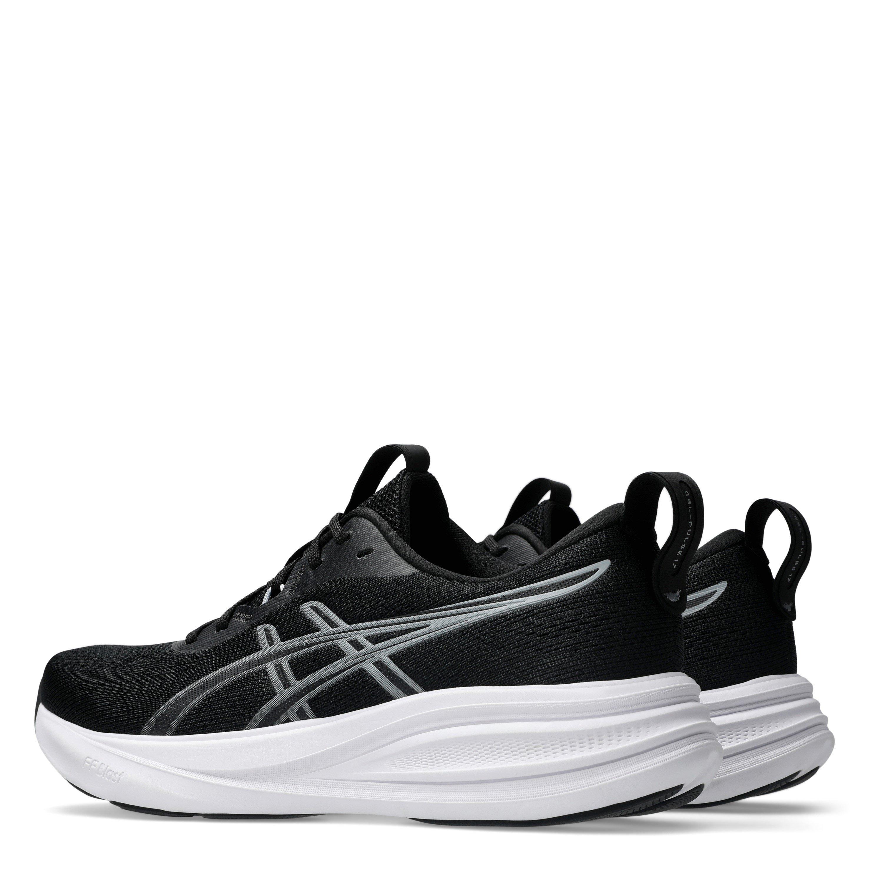 Schwarz/Kies - Asics - Gel-Pulse 17 Road Running Shoes Mens - 5