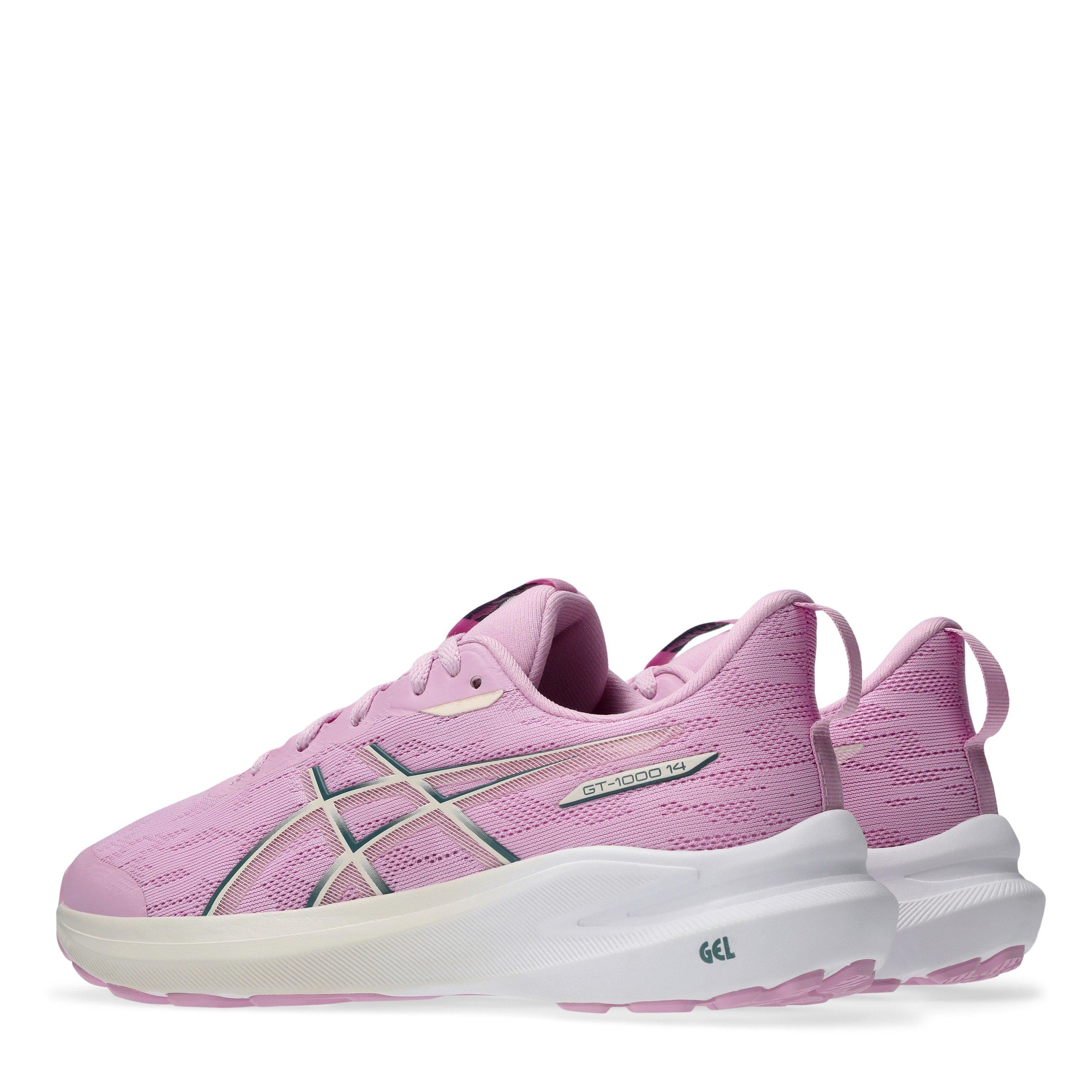 Hazy Lilac/Rose - Asics - ASICS GT-1000 14 Kids Road Running Shoes - 5