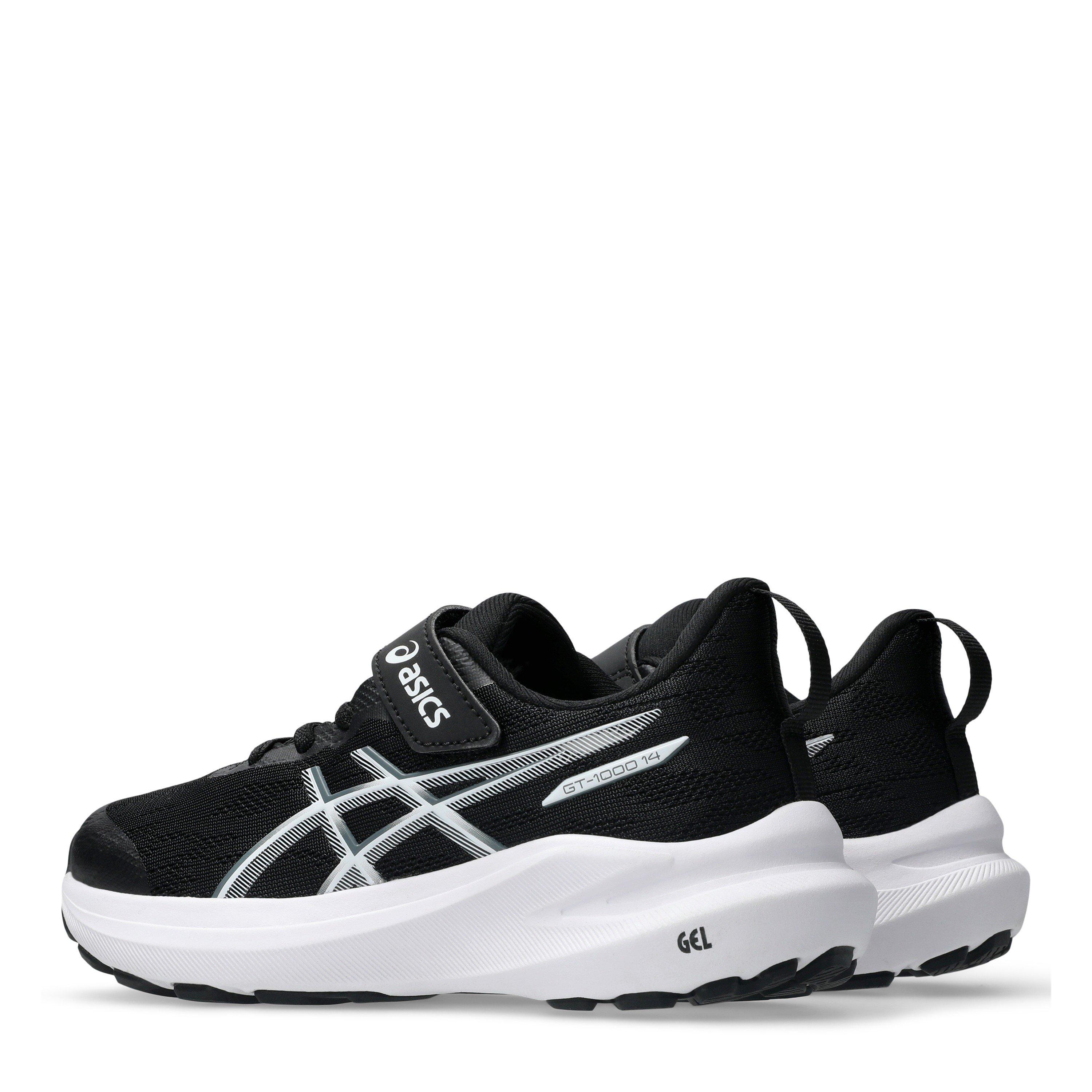 Black/Steel Gry - Asics - Gt-1000 14 Ps Road Running Shoes Unisex Kids - 5