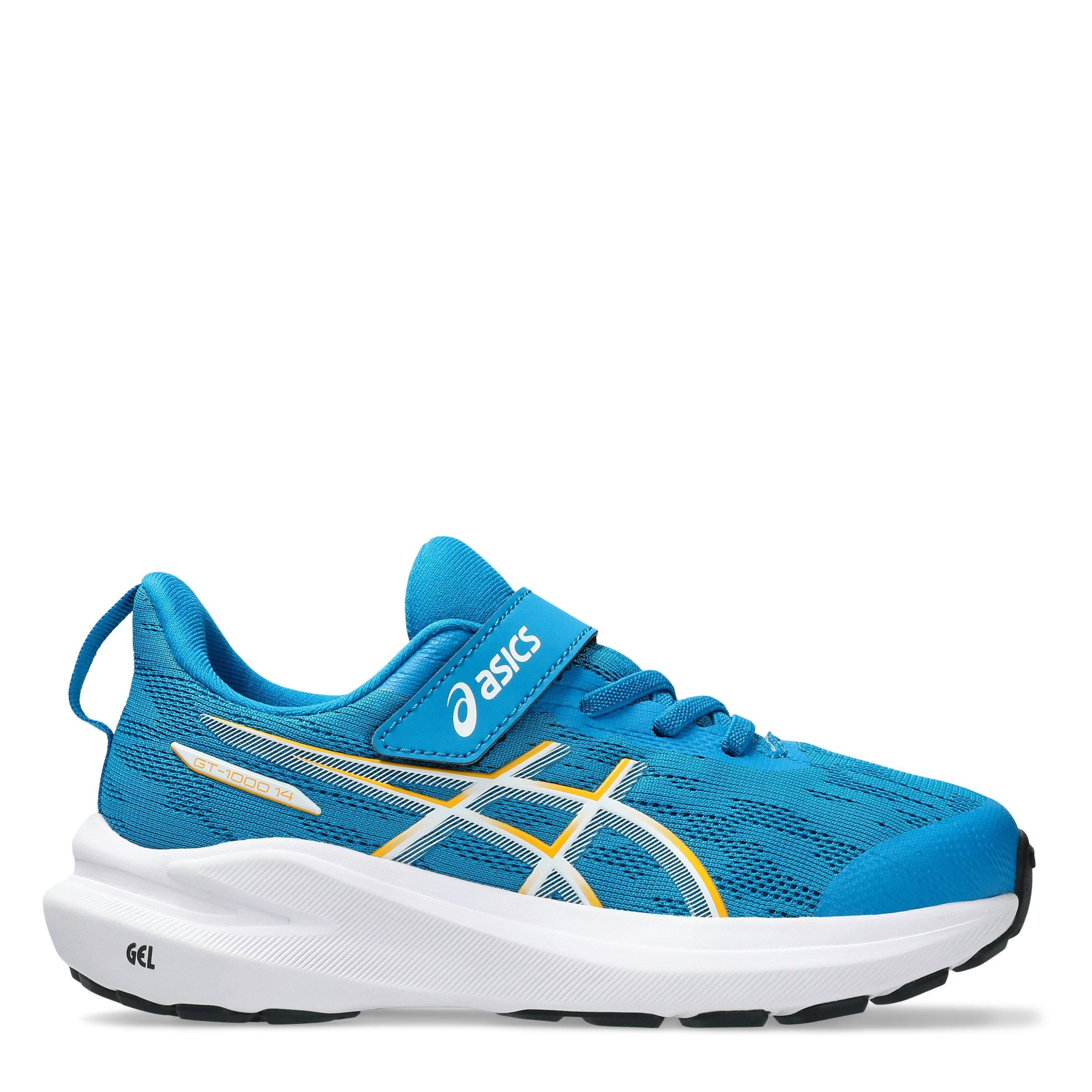 Aegean Blu/Yama - Asics - Gt-1000 14 Ps Road Running Shoes Unisex Kids - 1