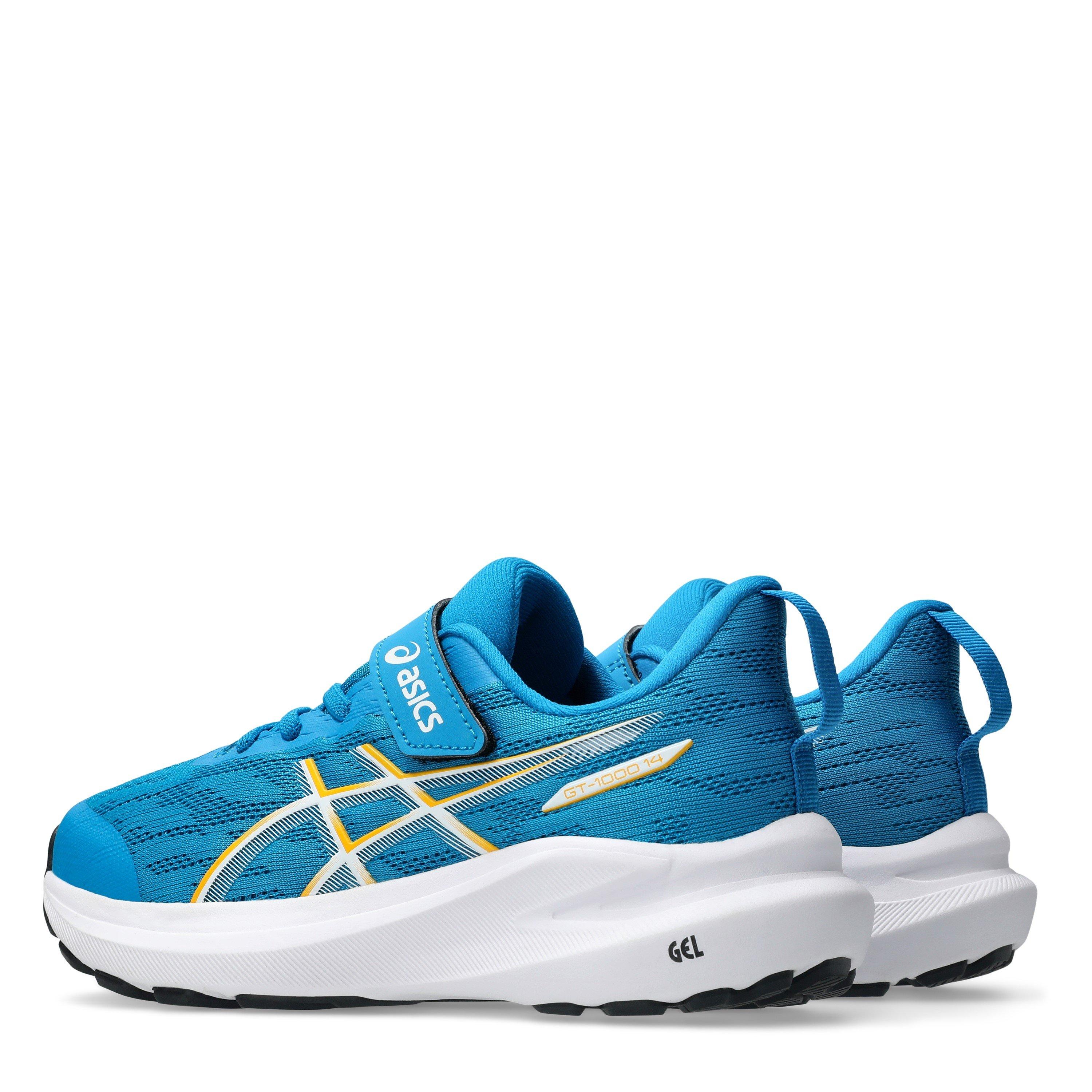 Aegean Blu/Yama - Asics - Gt-1000 14 Ps Road Running Shoes Unisex Kids - 5