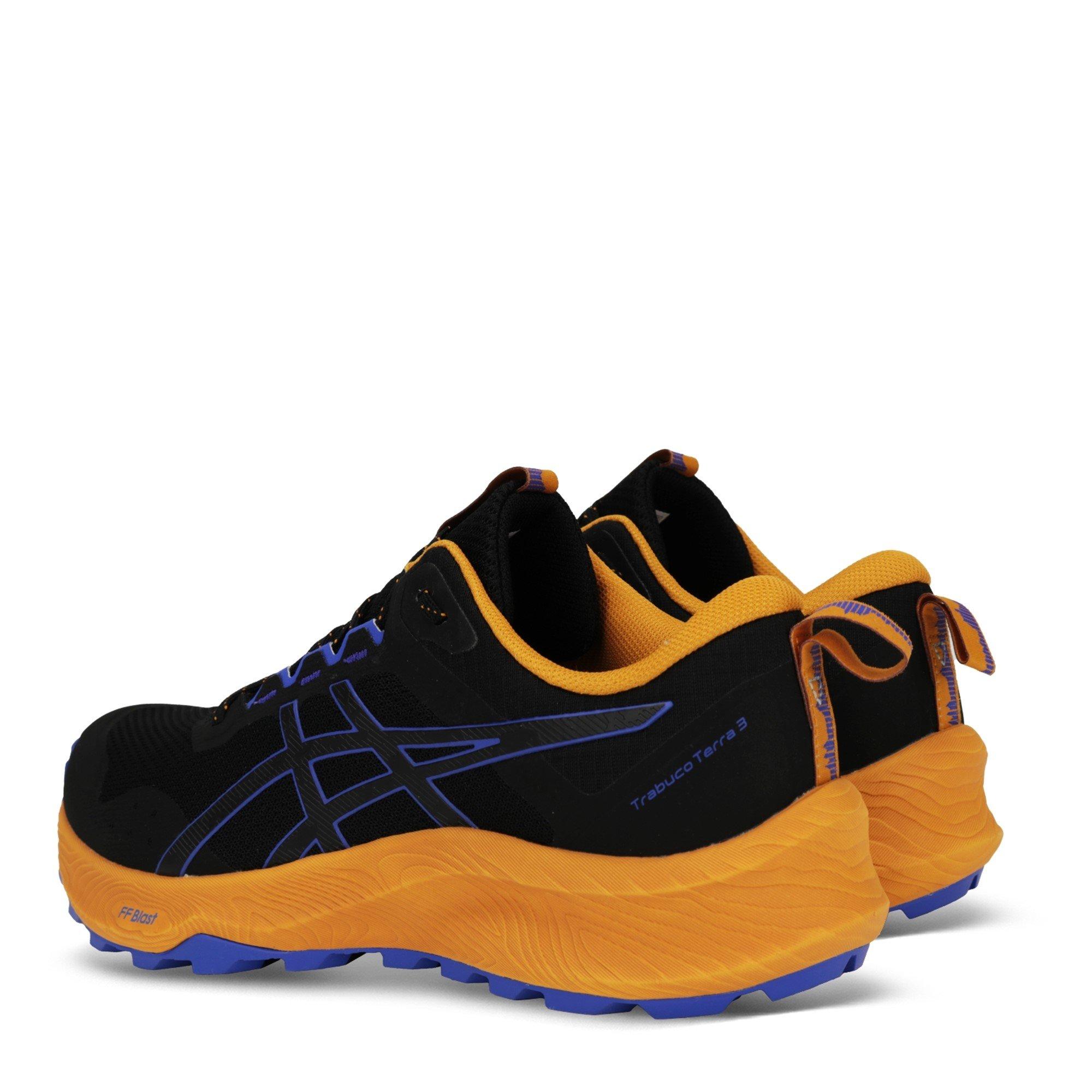 Black/Cobalt - Asics - Trabuco Terra 3 Trail Running Shoes Mens - 5