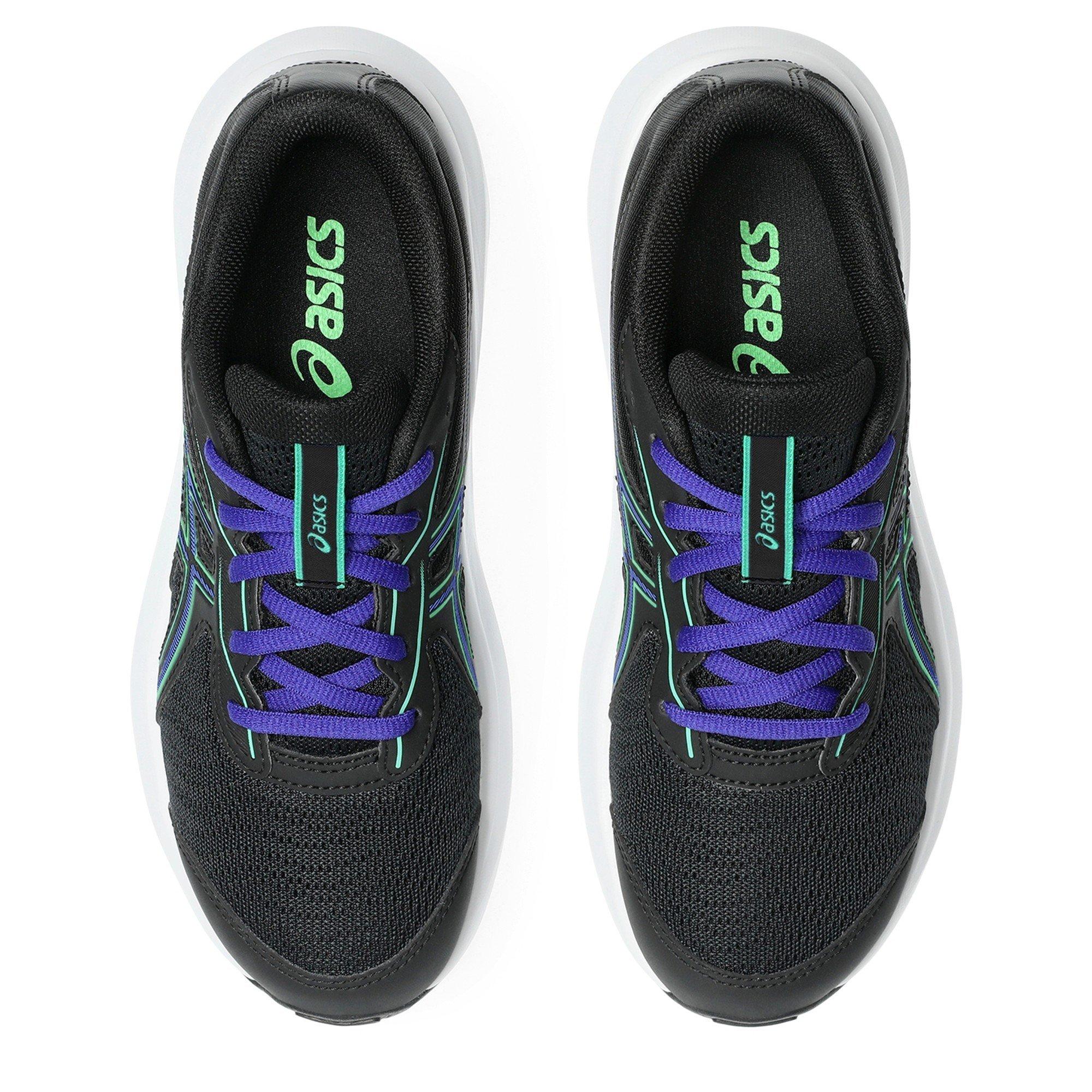 Black/Vital Grn - Asics - Contend 9 Gs Road Running Shoes Unisex Kids - 6