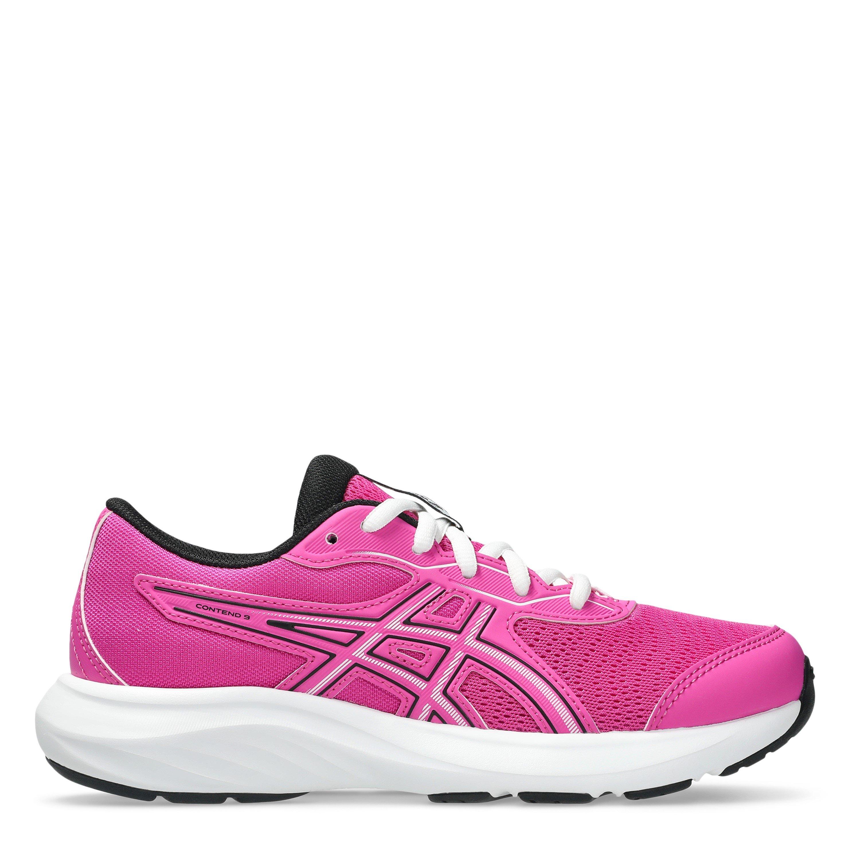 Asics  Kids Contend 9 Gs Kids Road Running Shoes - Dig Sakura/Blk - 5 (39)