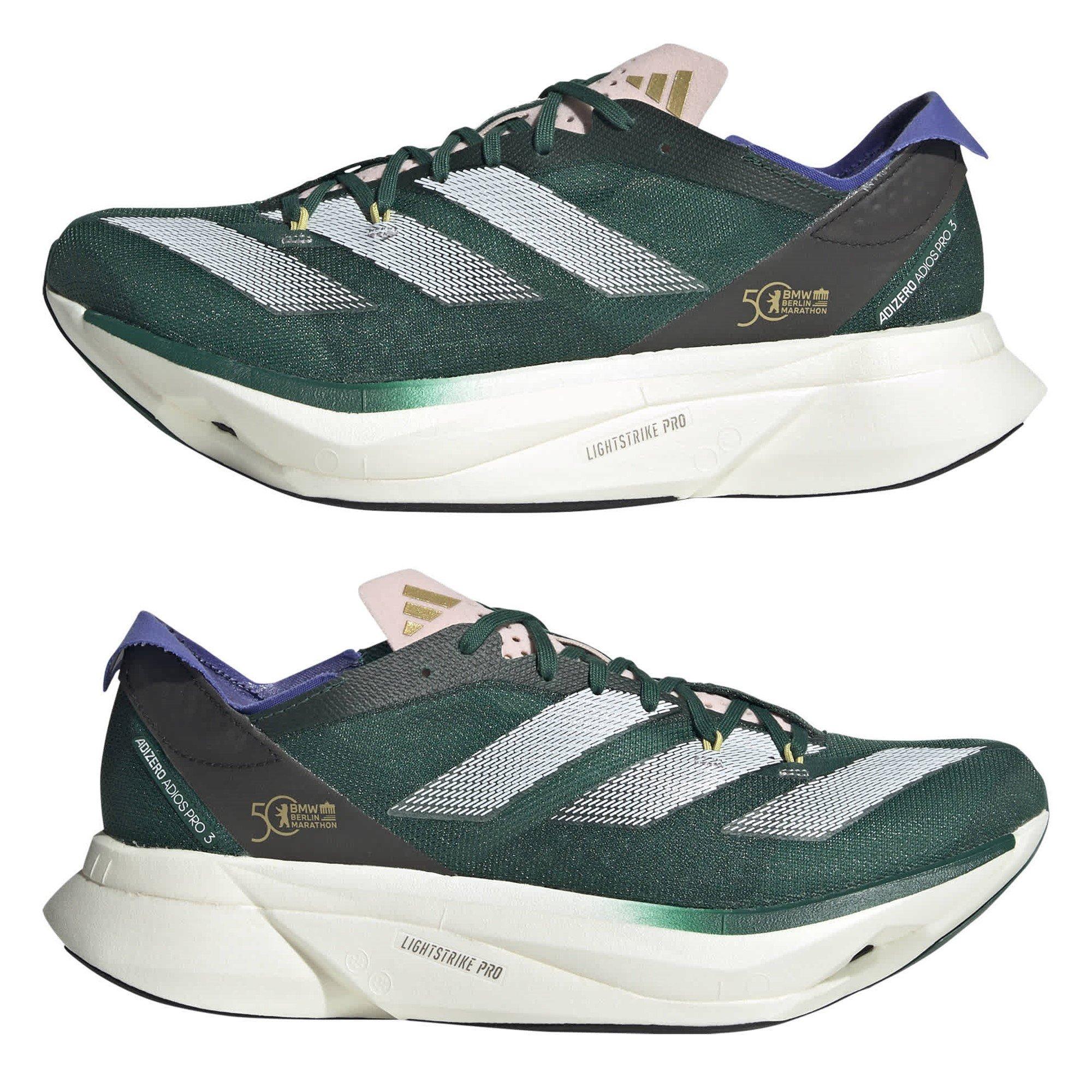 Green - adidas - Adizero Adios Pro 3 W Road Running Shoes Womens - 9