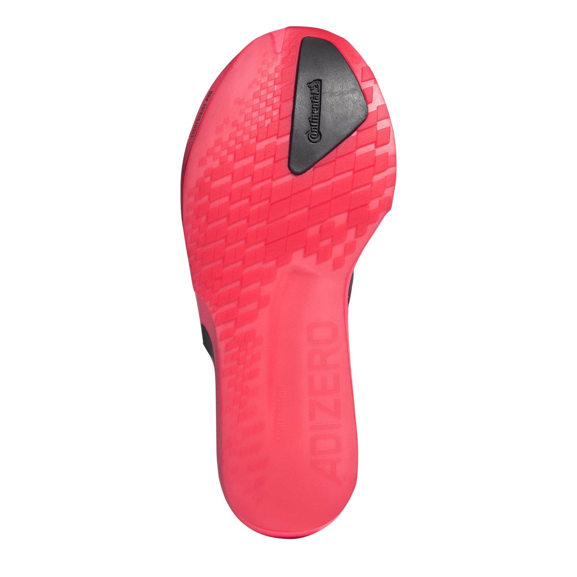 Solar/Black/Red - adidas - Adios 9 Womens Running Shoes - 6