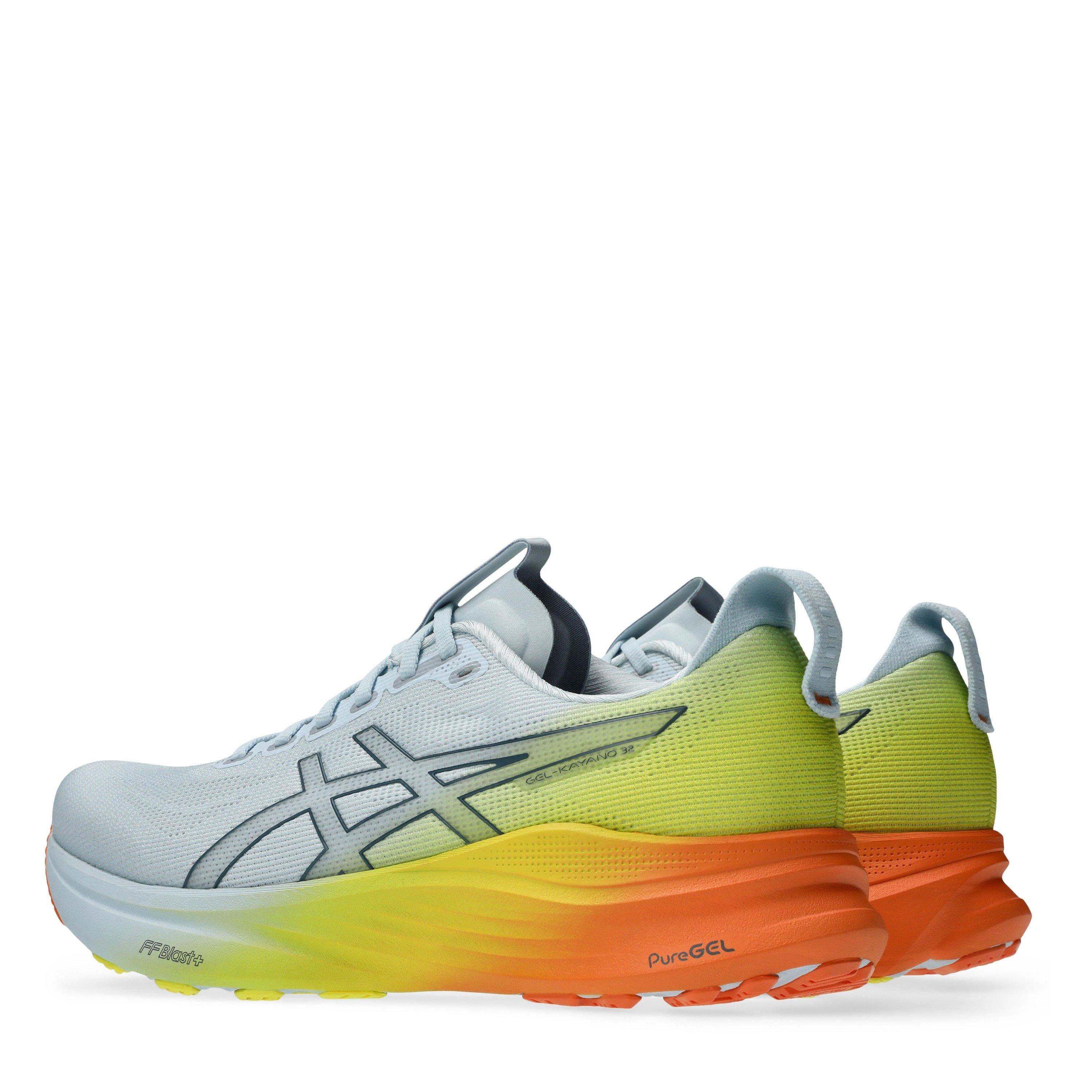 SKY/LEMON SPARK - Asics - GEL-Kayano 32 Mens Running Shoes - 5