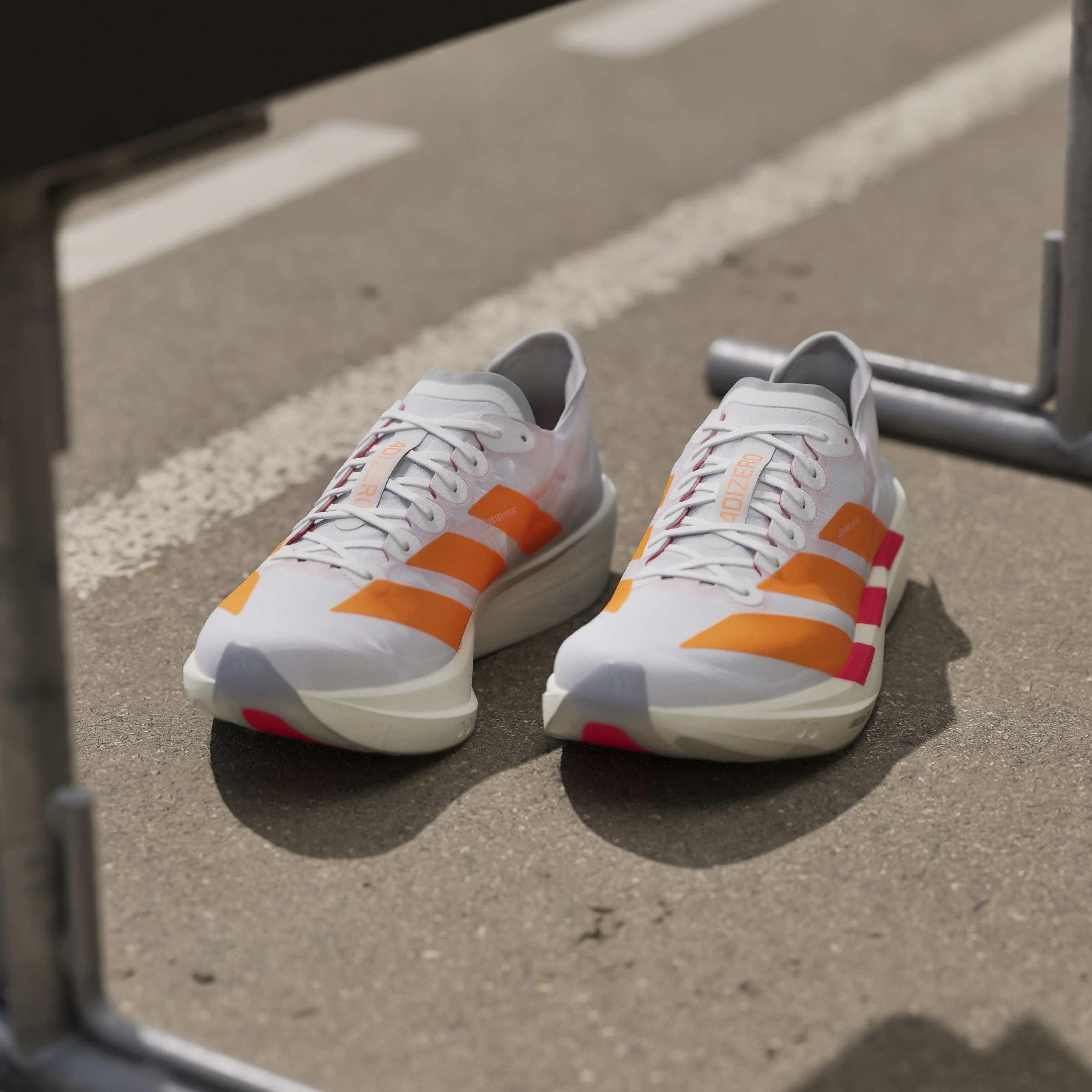 White/Orange - adidas - adidas Adizero Takumi Sen 11 Road Running Shoes - 12