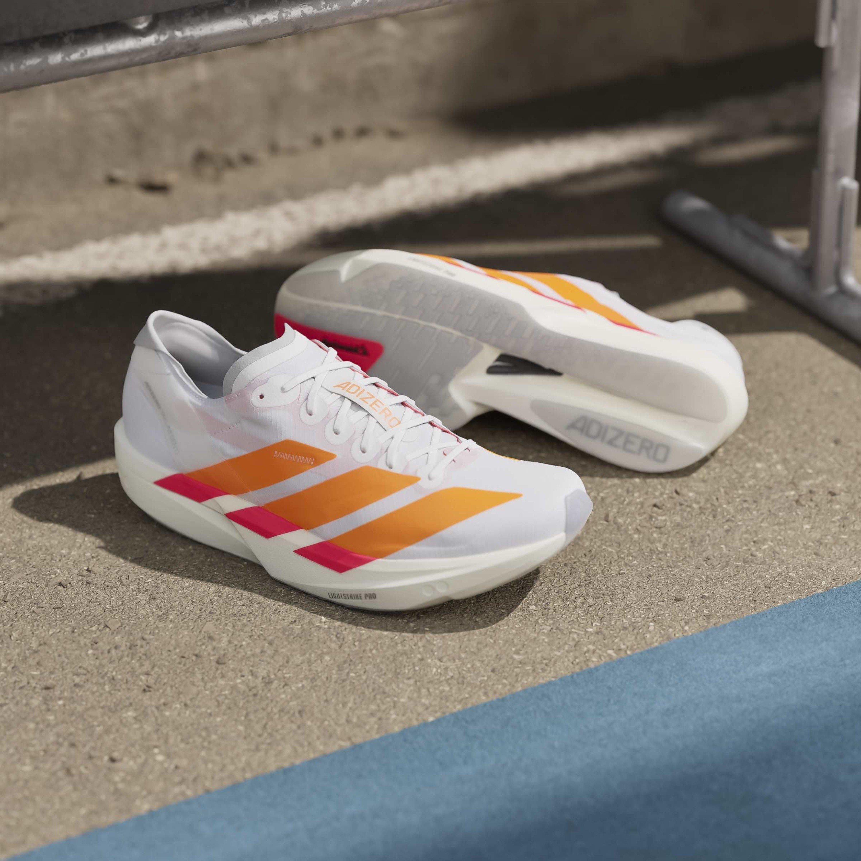 White/Orange - adidas - adidas Adizero Takumi Sen 11 Road Running Shoes - 15