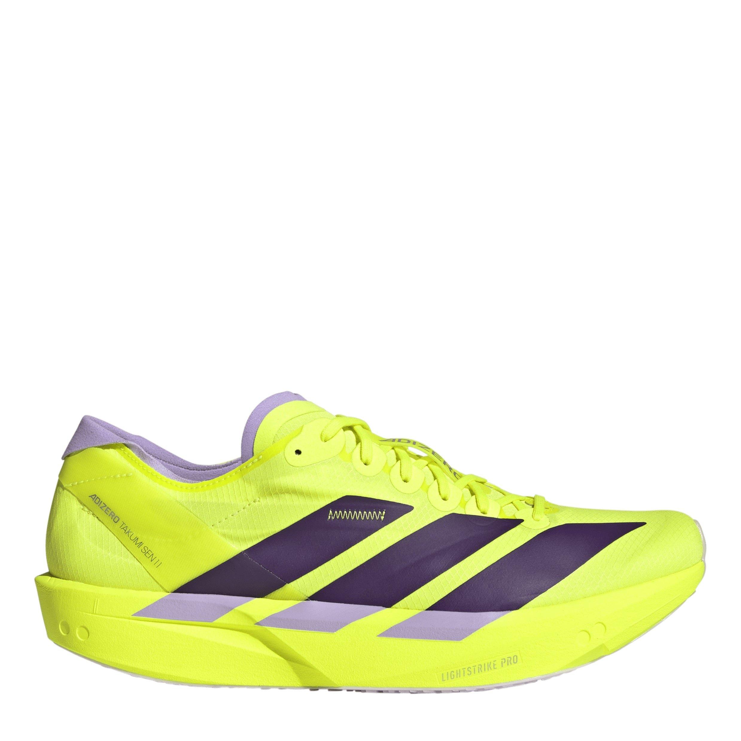 Adidas Men's Adizero Takumi Sen Fast Running Shoes - Solar Yellow - 11 (46)