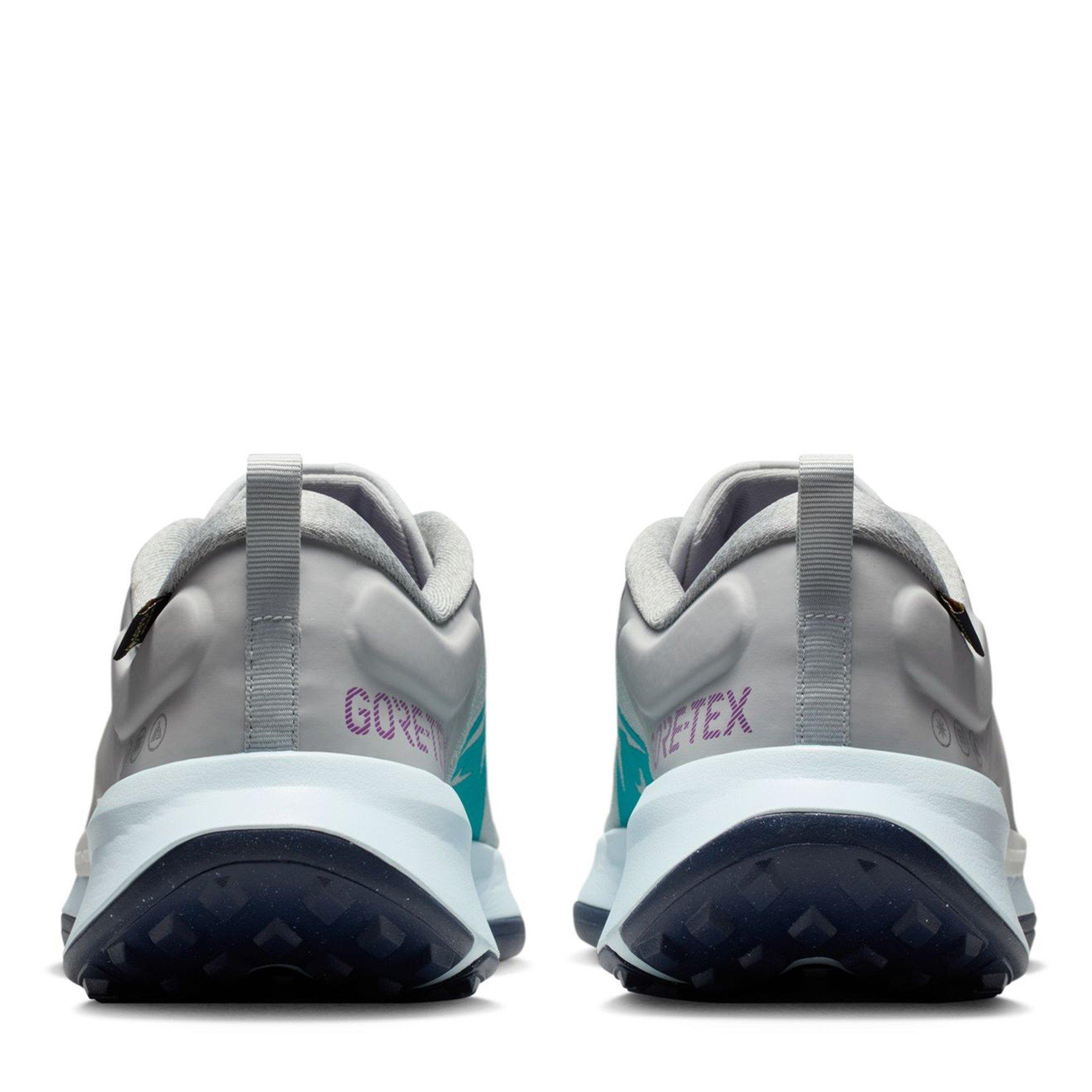 Grigio/Navy - Nike - Juniper Trail 2 GTX Mens Trail Running Shoes - 5