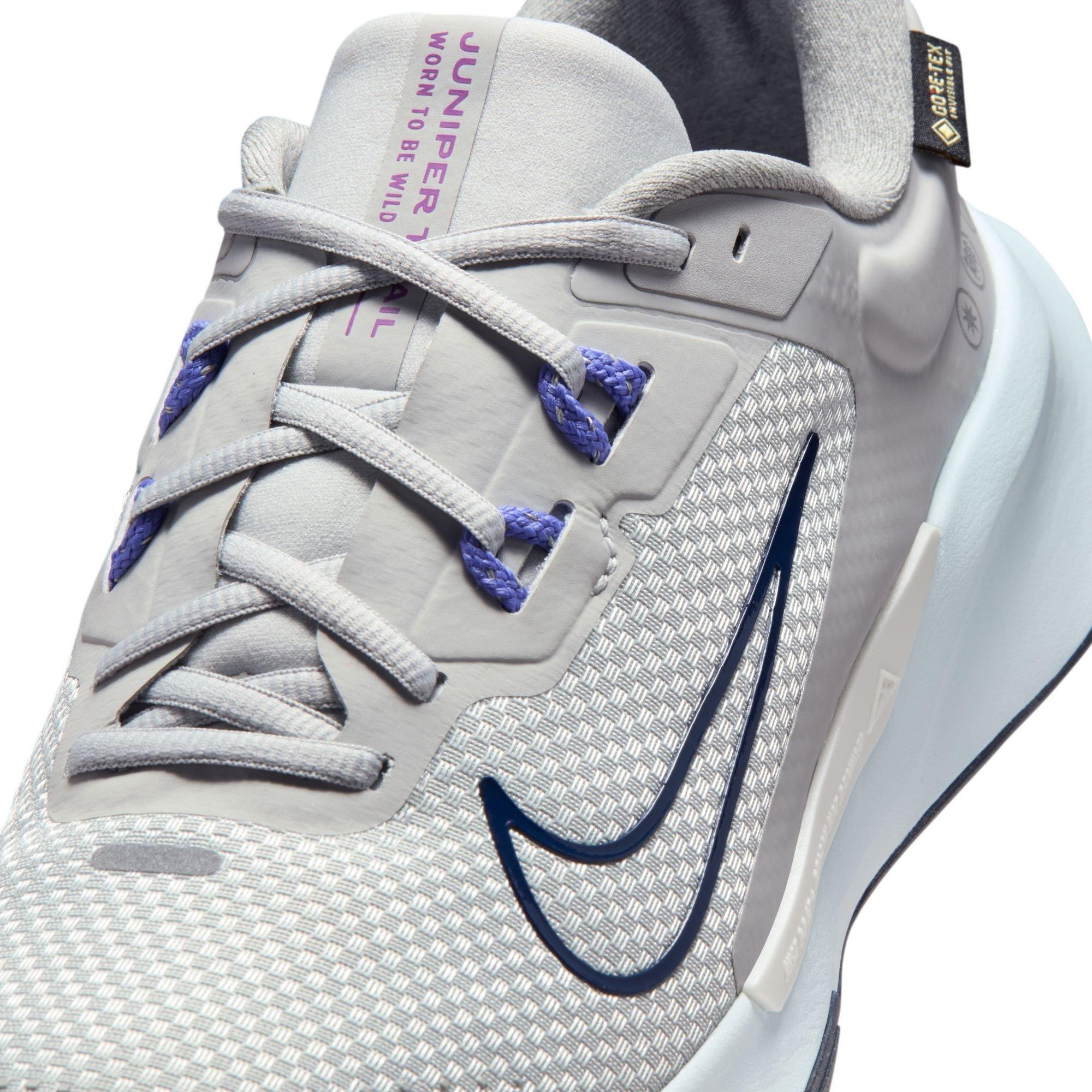 Grigio/Navy - Nike - Juniper Trail 2 GTX Mens Trail Running Shoes - 7