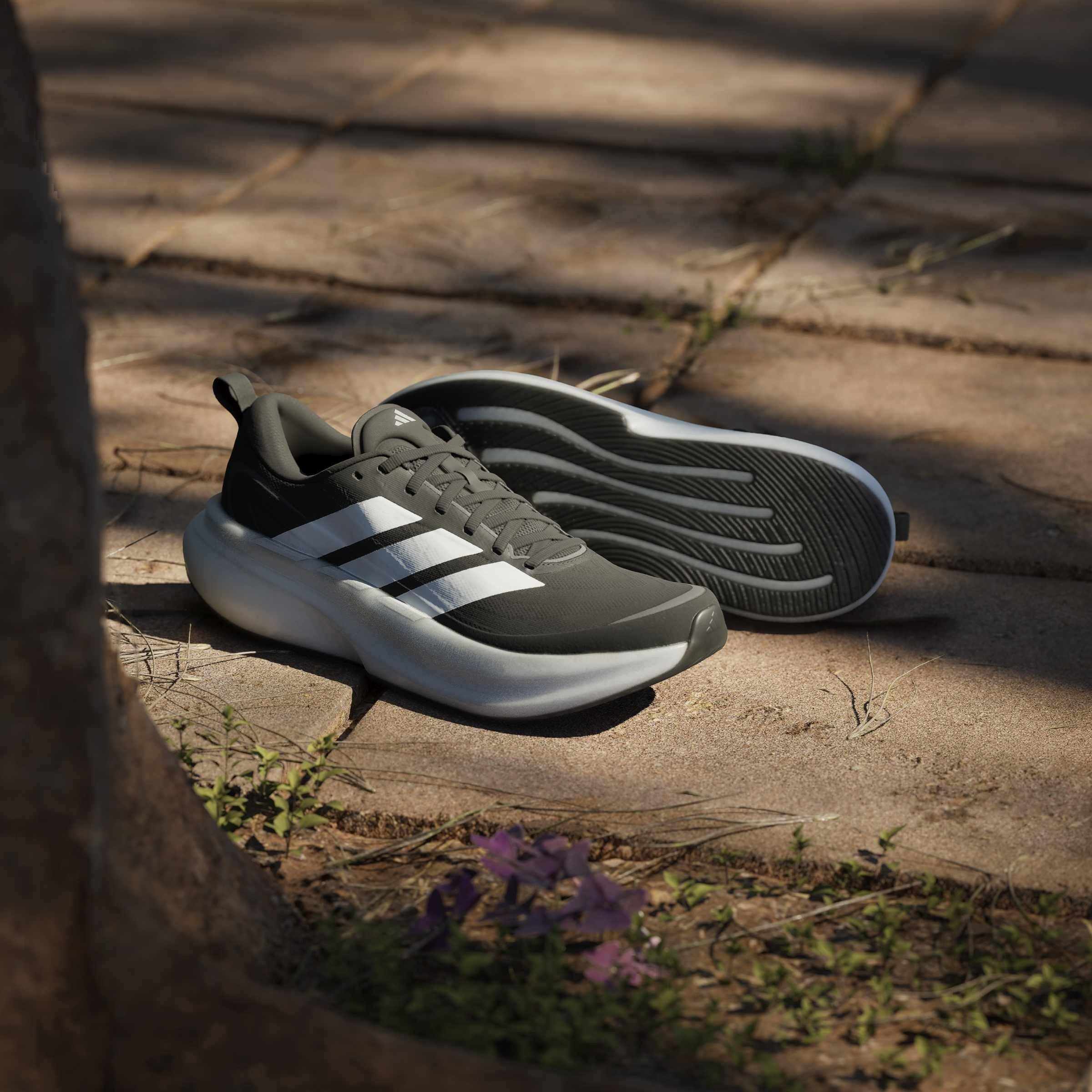 Crno/Bijelo - adidas - Supernova Glide Mens Running Shoes - 15