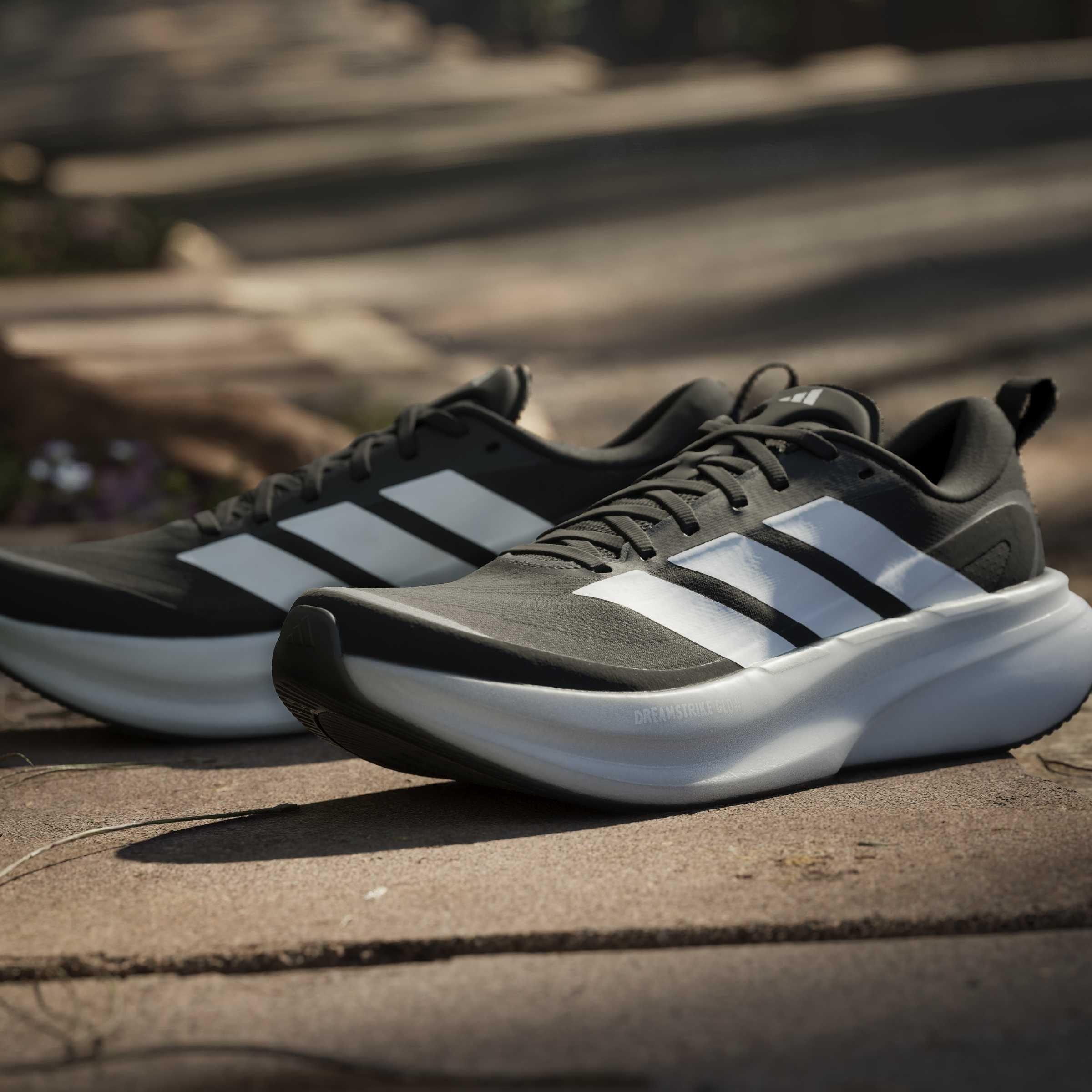 Crno/Bijelo - adidas - Supernova Glide Mens Running Shoes - 16