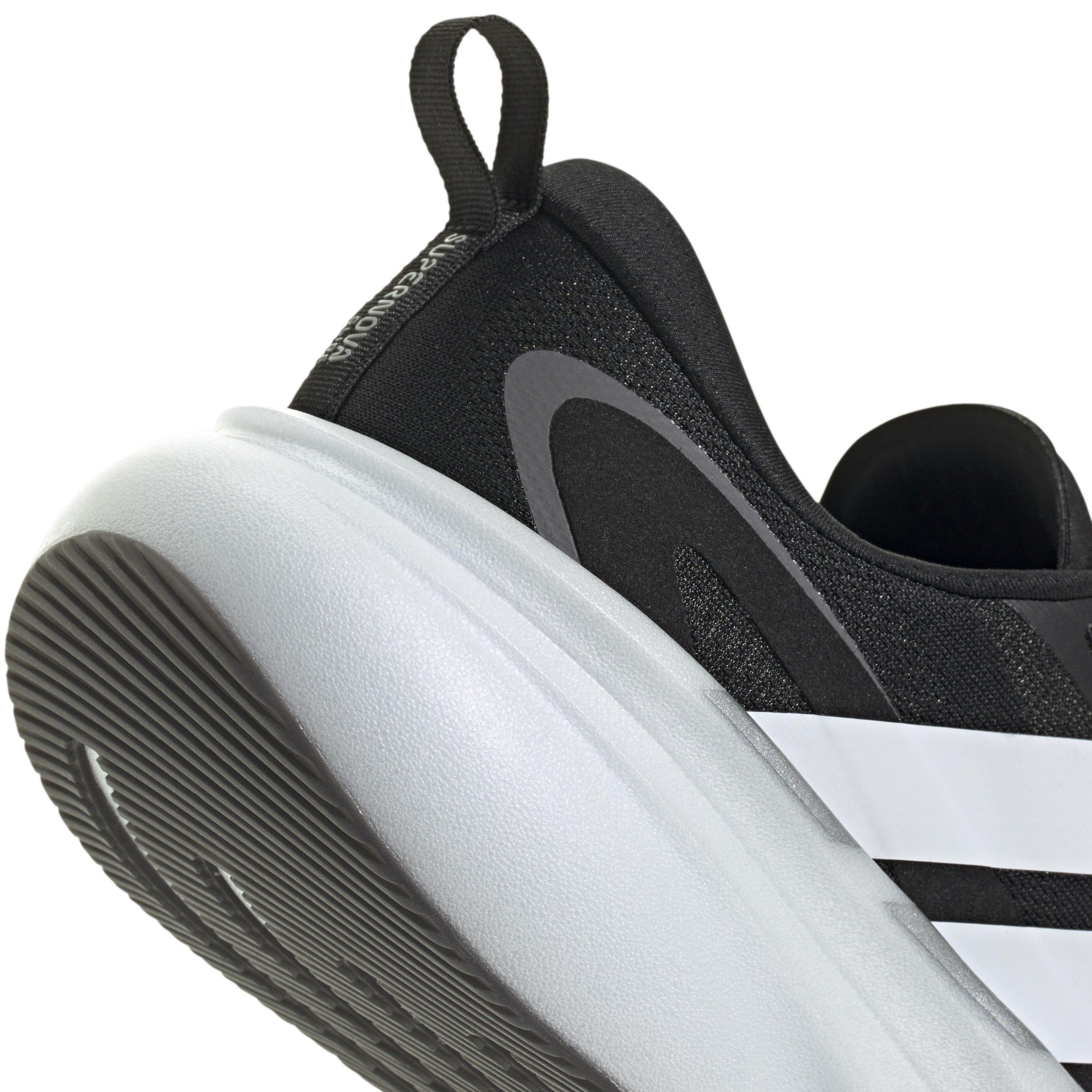 Black/White - adidas - Supernova Glide Mens Running Shoes - 8