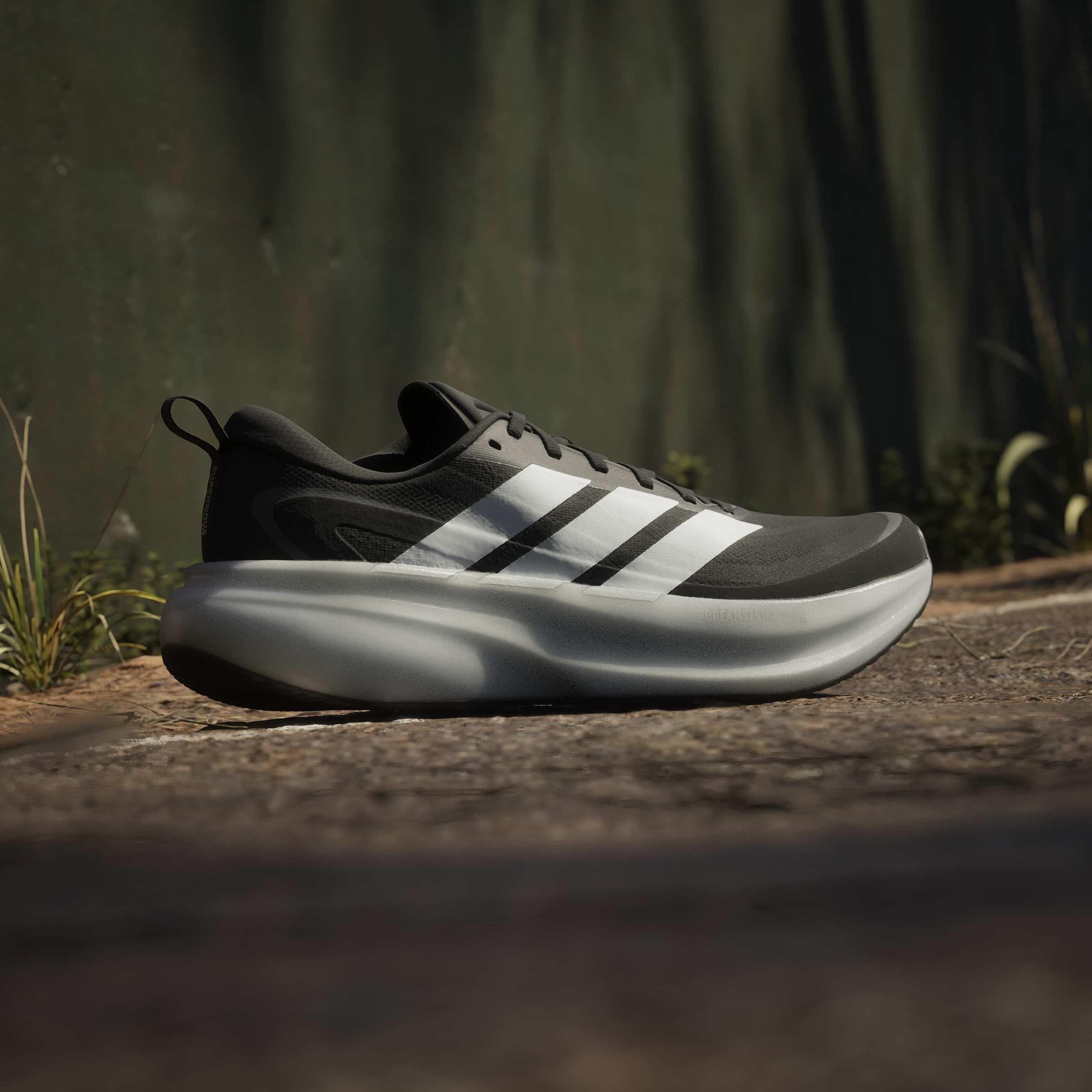 Crno/Bijelo - adidas - Supernova Glide Mens Running Shoes - 10