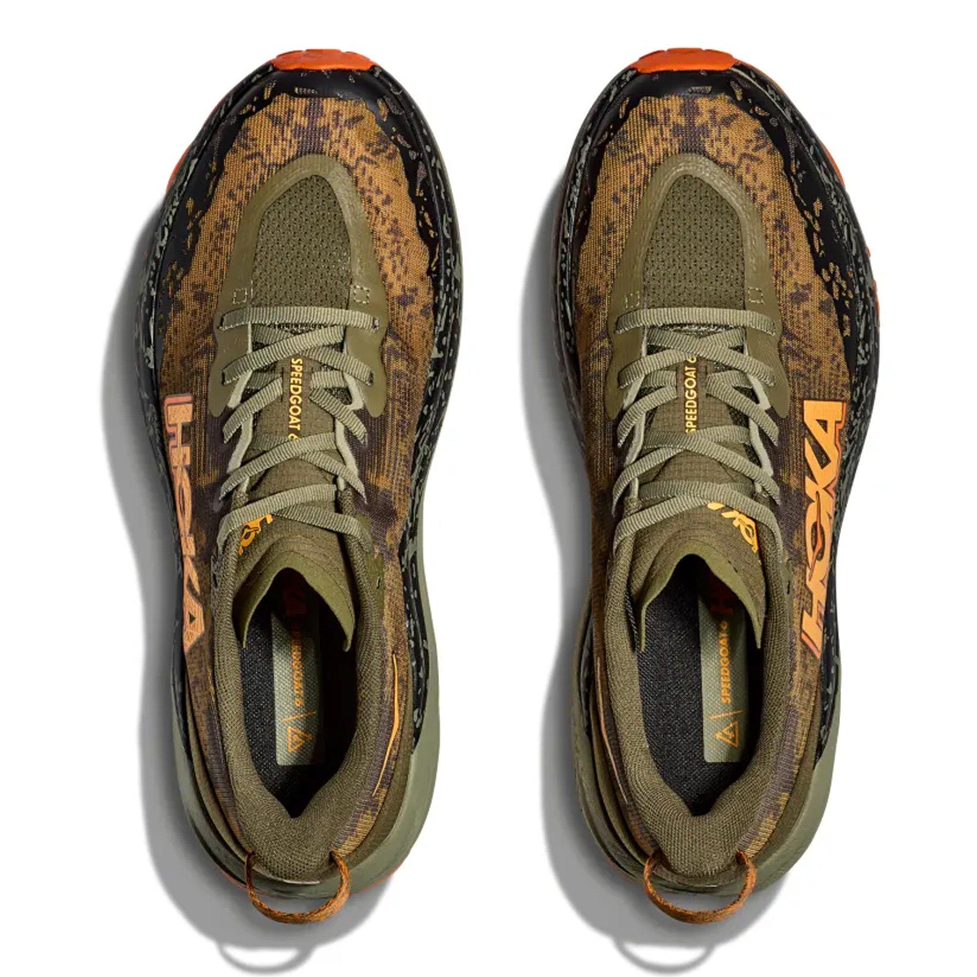 ATQOLIVE/SQUASH - Hoka - Speedgoat 6 Mens Trail Running Shoes - 3