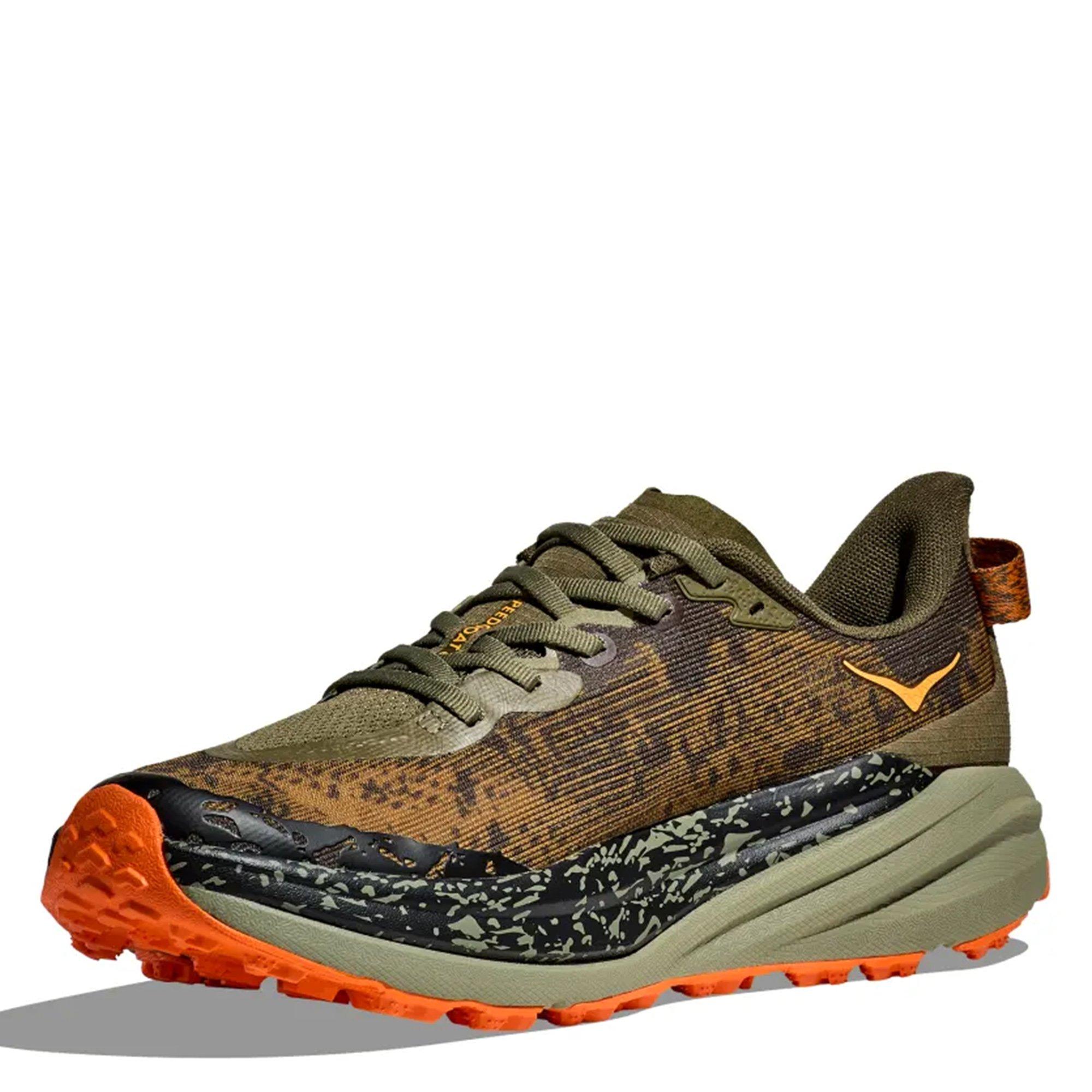 ATQOLIVE/SQUASH - Hoka - Speedgoat 6 Mens Trail Running Shoes - 6