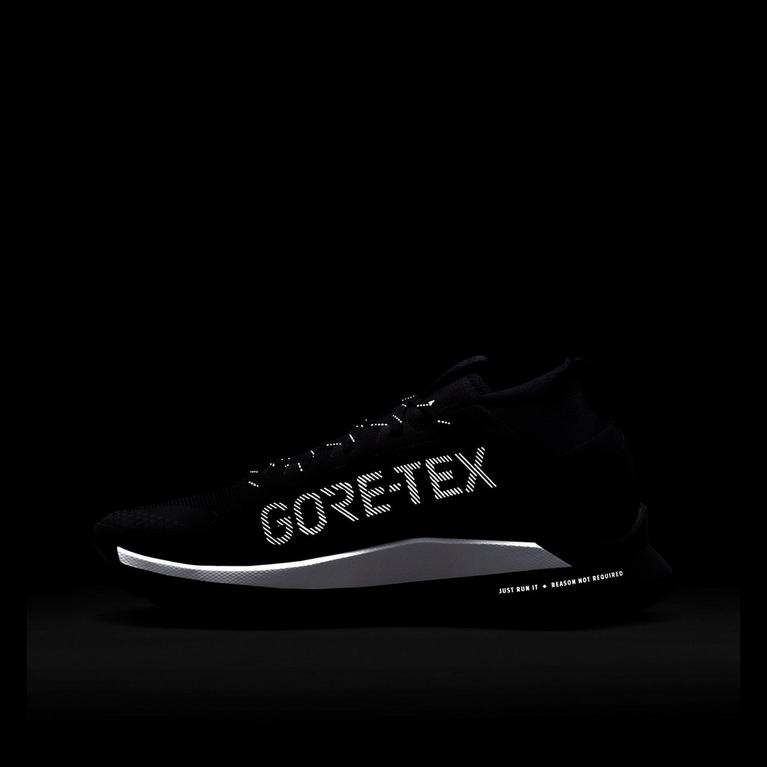 Noir/Gris - Nike - React Pegasus Trail 4 GORE-TEX Mens Waterproof Trail Running Shoes - 13