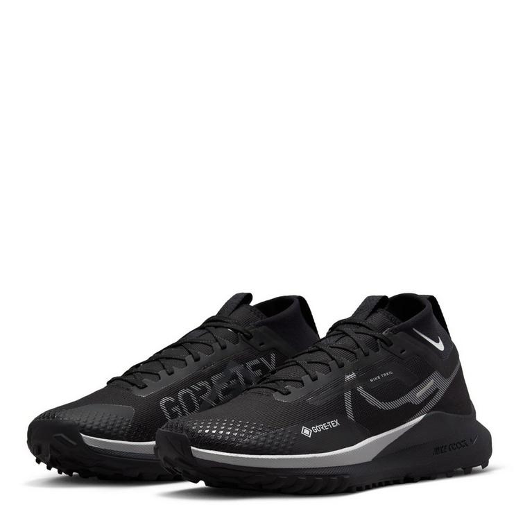 Schwarz/Grau - Nike - React Pegasus Trail 4 GORE-TEX Mens Waterproof Trail Running Shoes - 4