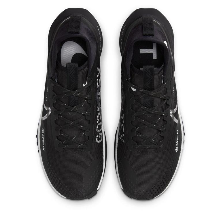 Schwarz/Grau - Nike - React Pegasus Trail 4 GORE-TEX Mens Waterproof Trail Running Shoes - 6