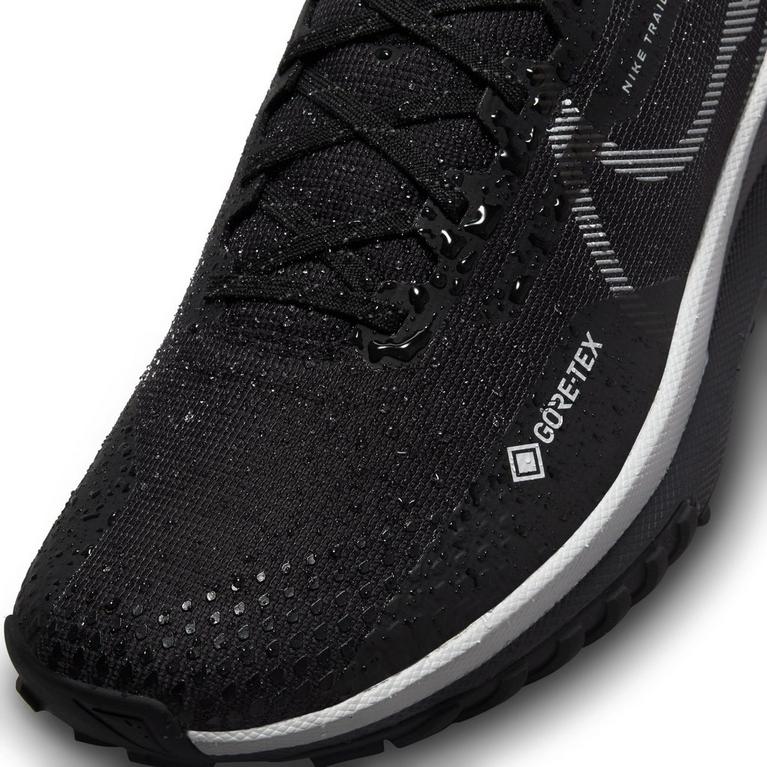 Schwarz/Grau - Nike - React Pegasus Trail 4 GORE-TEX Mens Waterproof Trail Running Shoes - 9