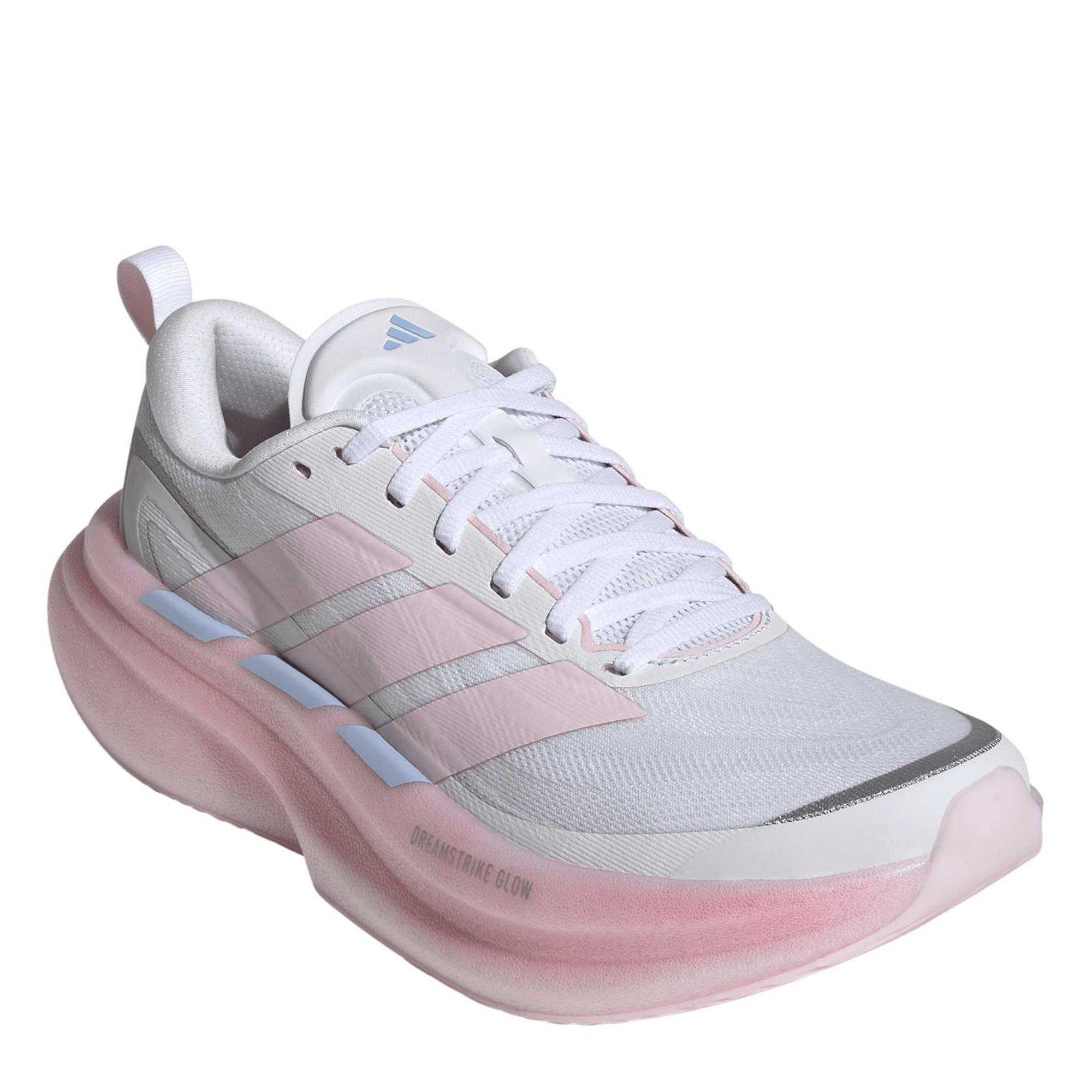 White/Pink - adidas - Supernova Glide Womens Running Shoes - 3