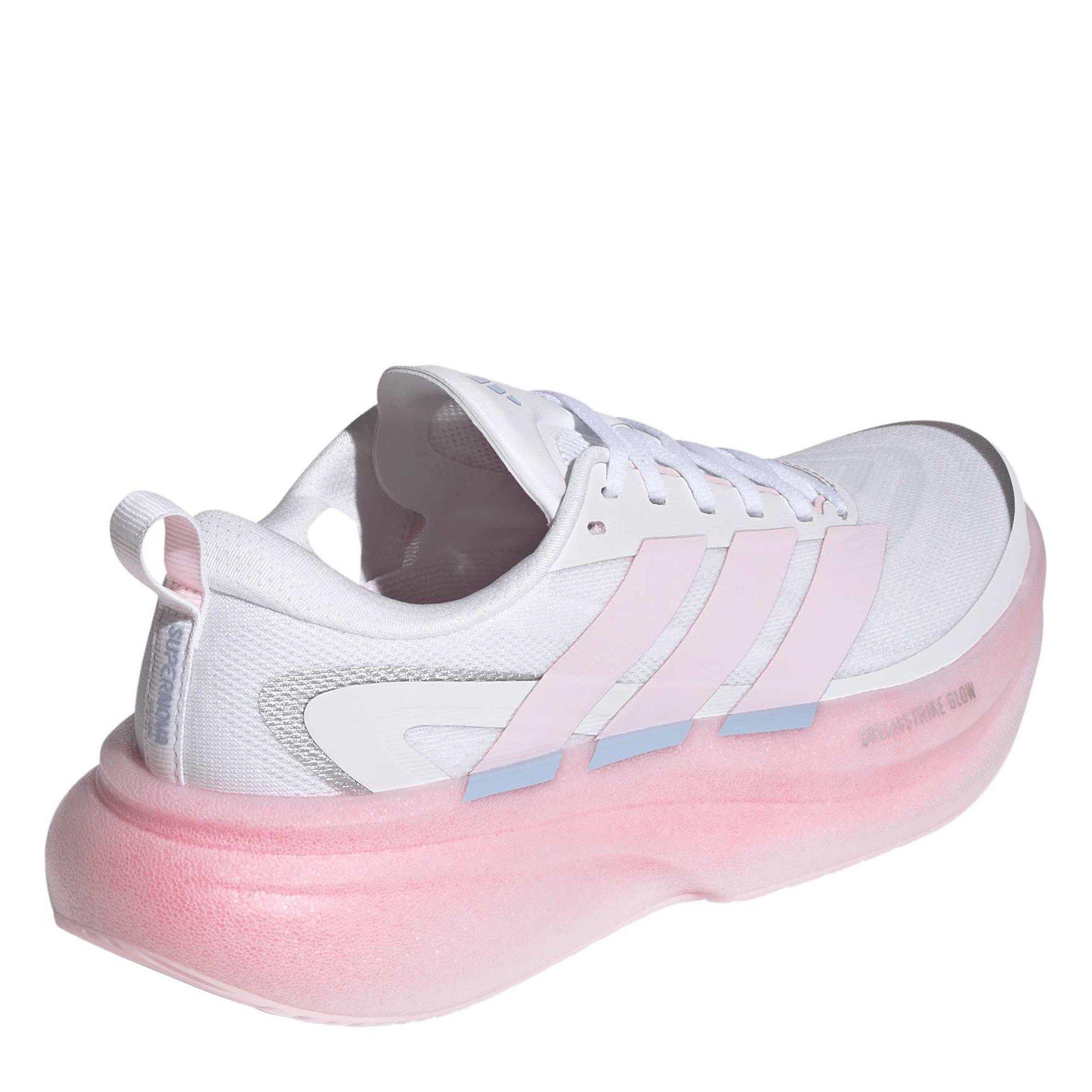 White/Pink - adidas - Supernova Glide Womens Running Shoes - 4