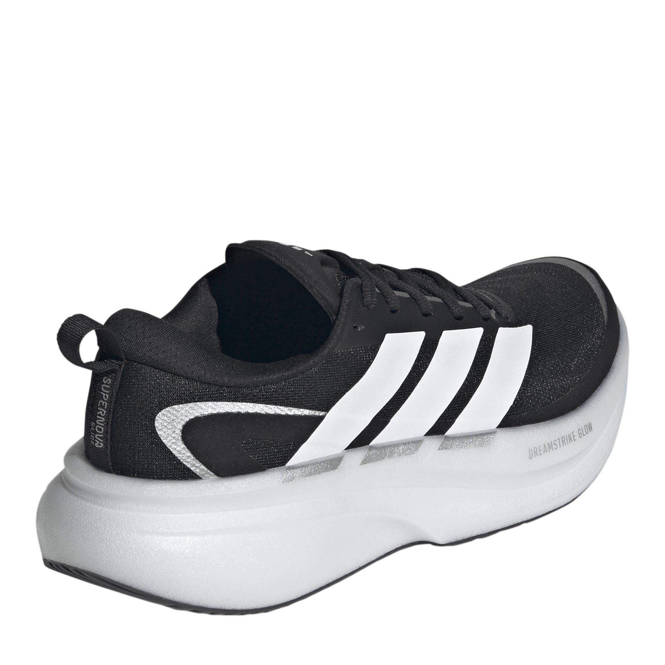 Black/White - adidas - Supernova Glide Womens Running Shoes - 4