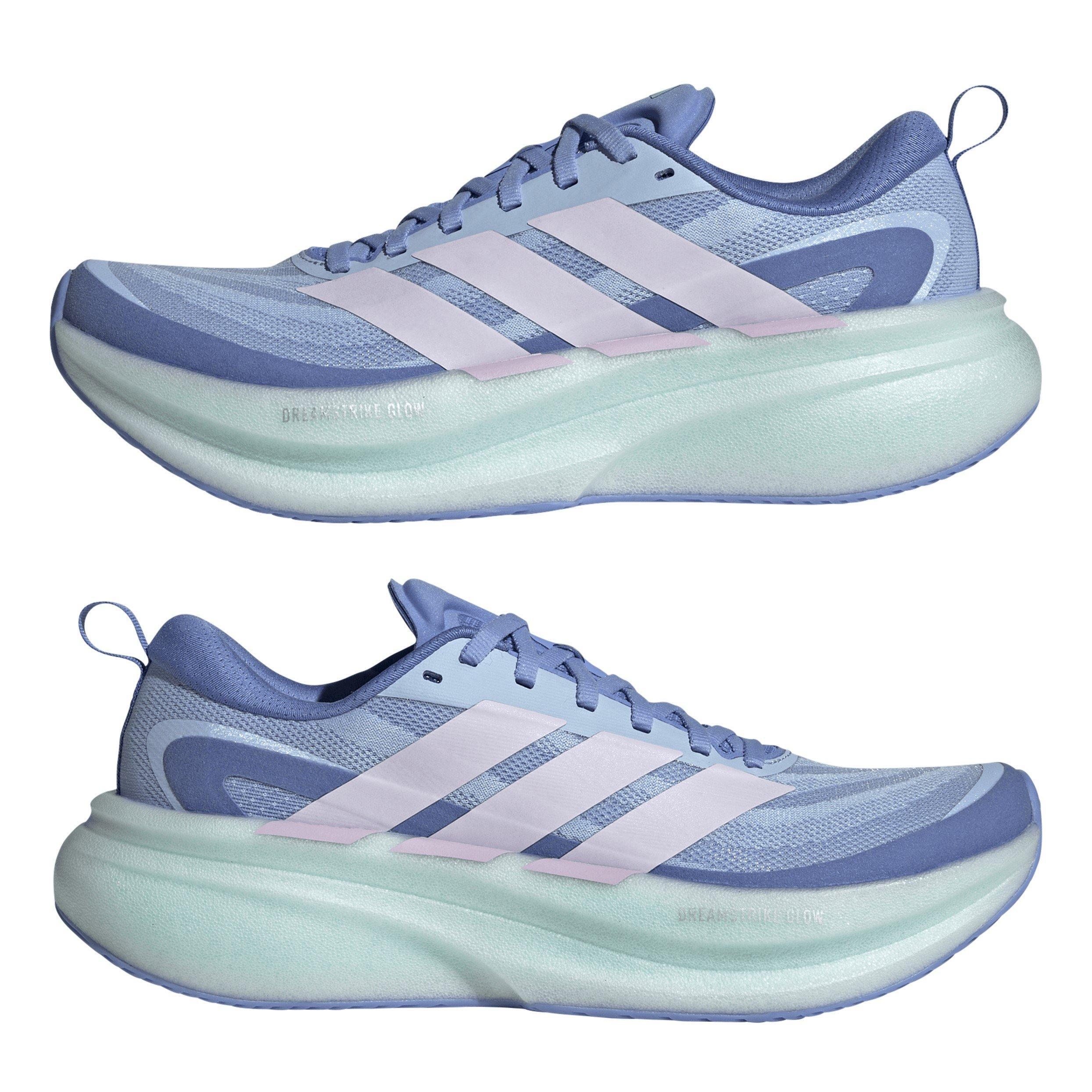 Glow Blue/Ice - adidas - Supernova Glide Womens Running Shoes - 9