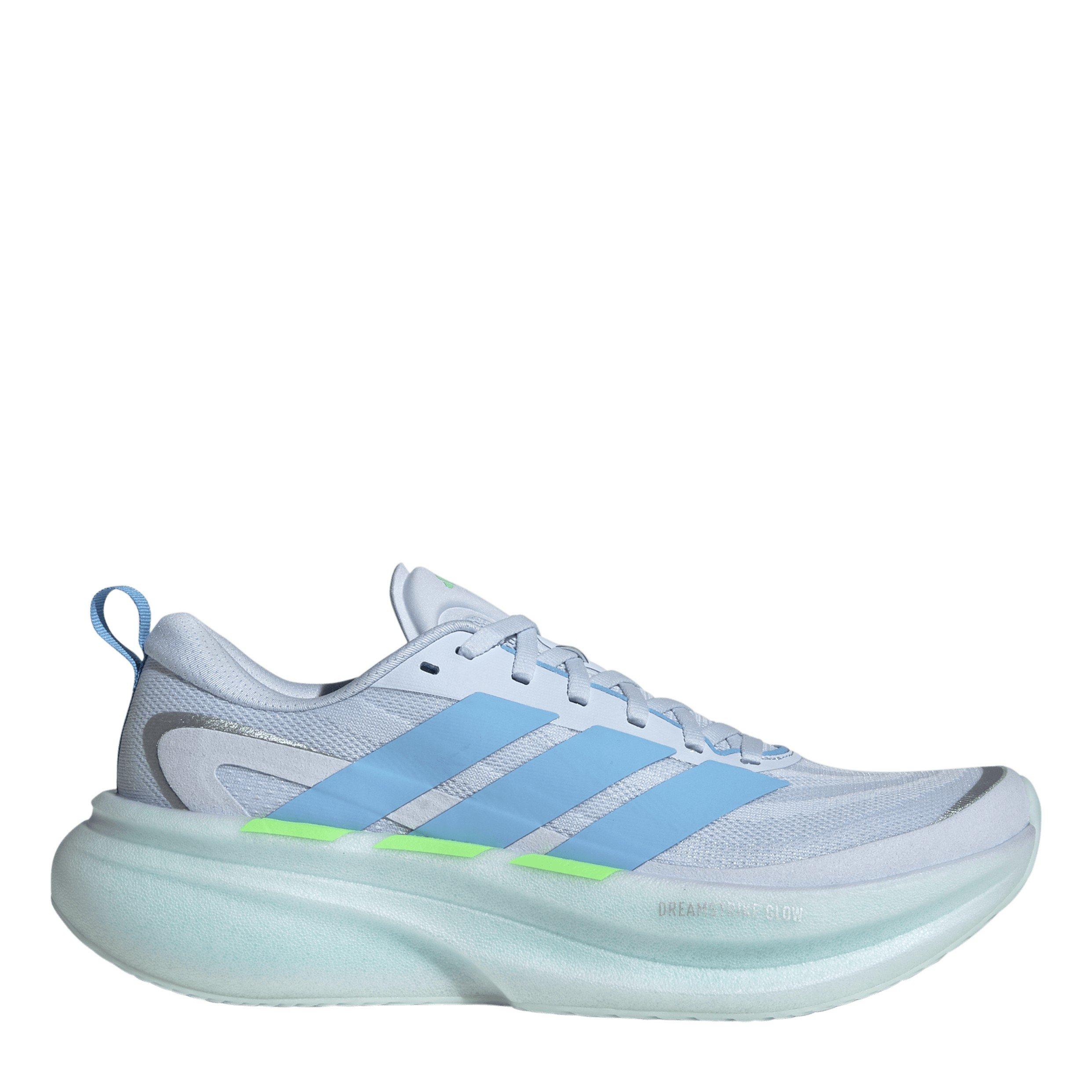 Adidas Women's Supernova Glide Running Shoes - Crystal/Blue - 8 (42)